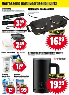Dirk folder / publicité - Voorbeeld van een folder van Dirk, geldig van 15/07/2026 | Pagina: 27 | Producten: Zaklamp, Kookplaat, Batterijen, Kan