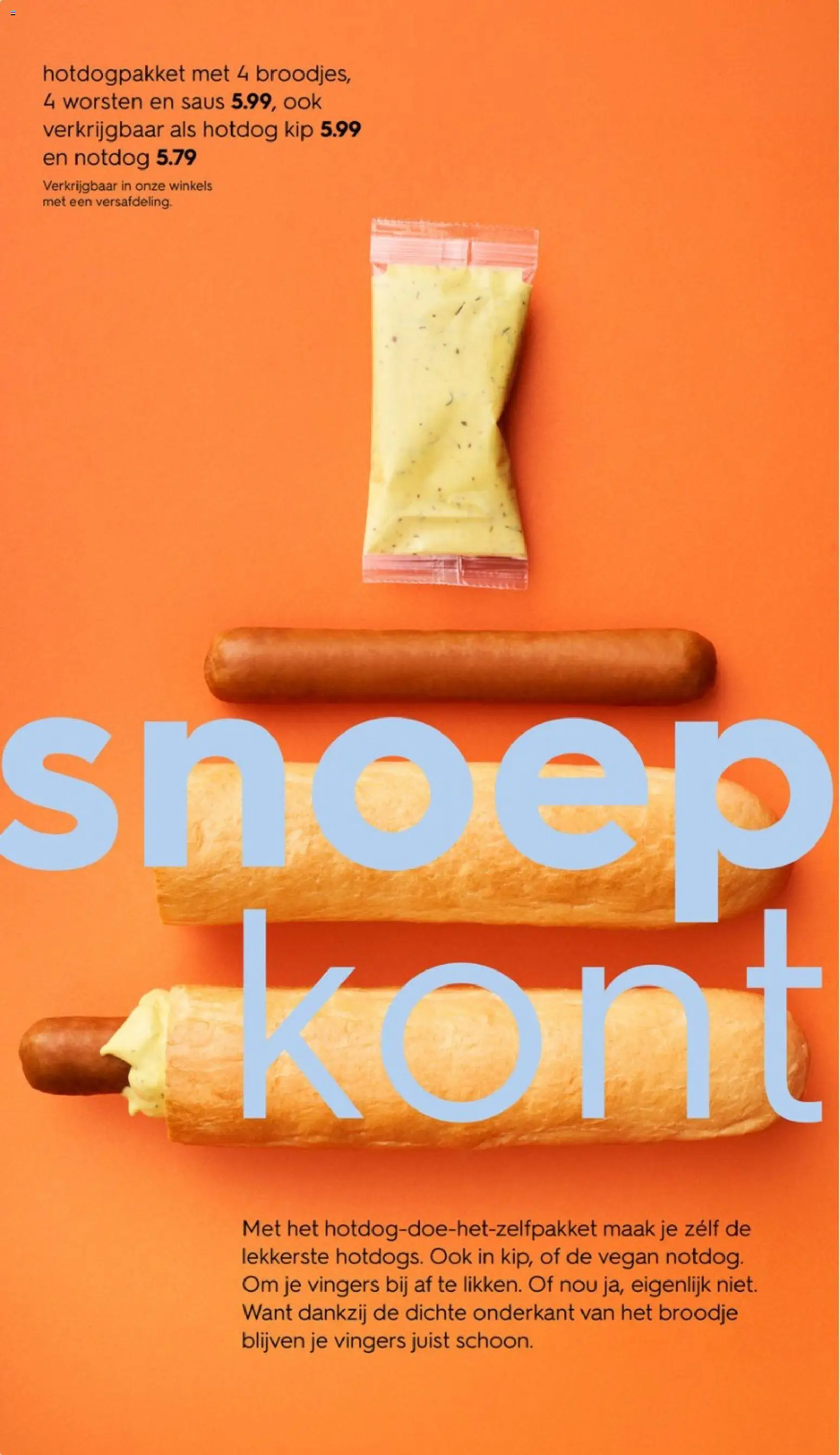 {H1} | Pagina: 29 | Producten: Snoep, Hotdog, Saus, Kip