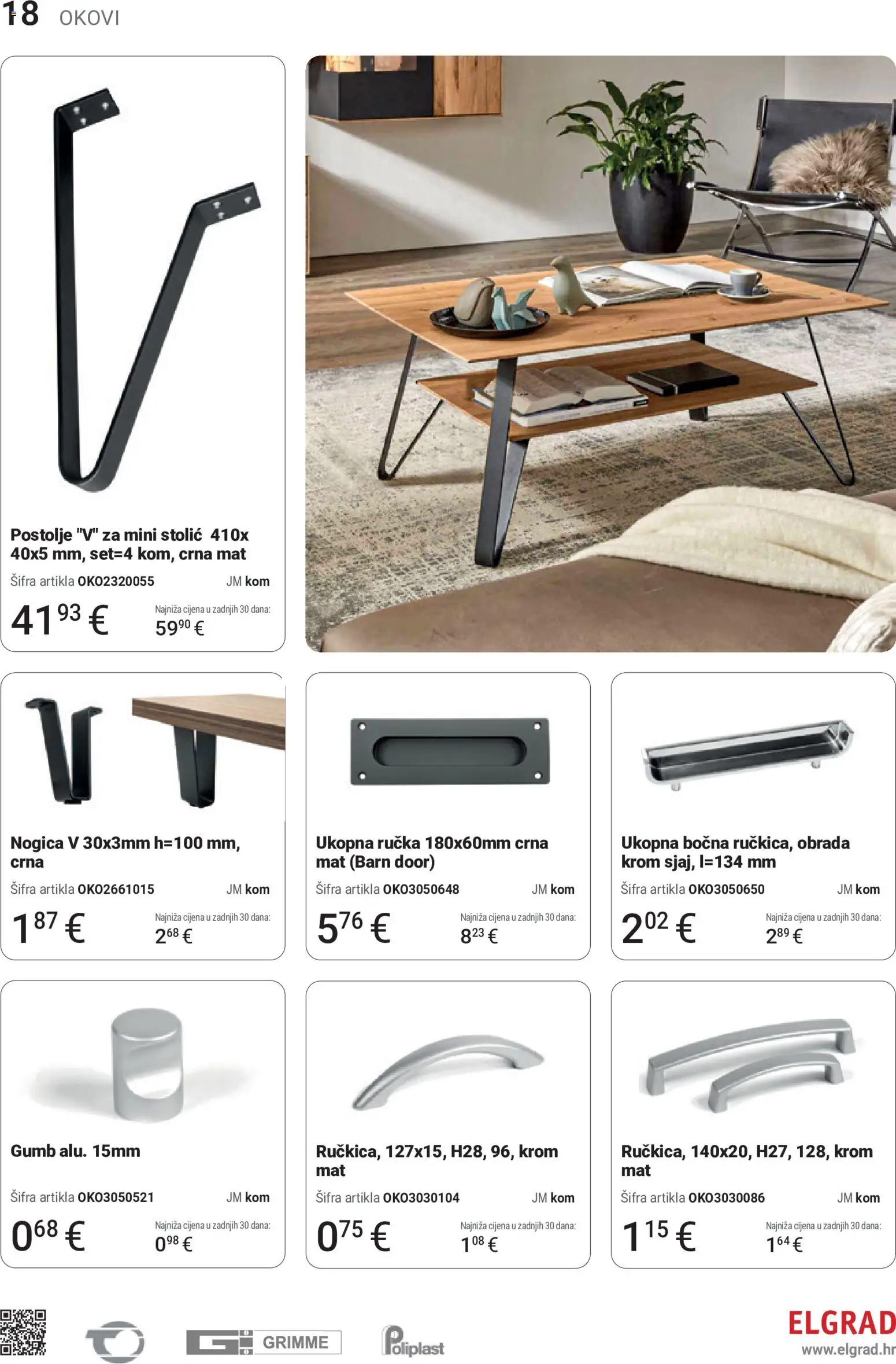 Elgrad katalog | vrijedi od 13.07.2026 | Stranica: 18 | Proizvodi: Stolić