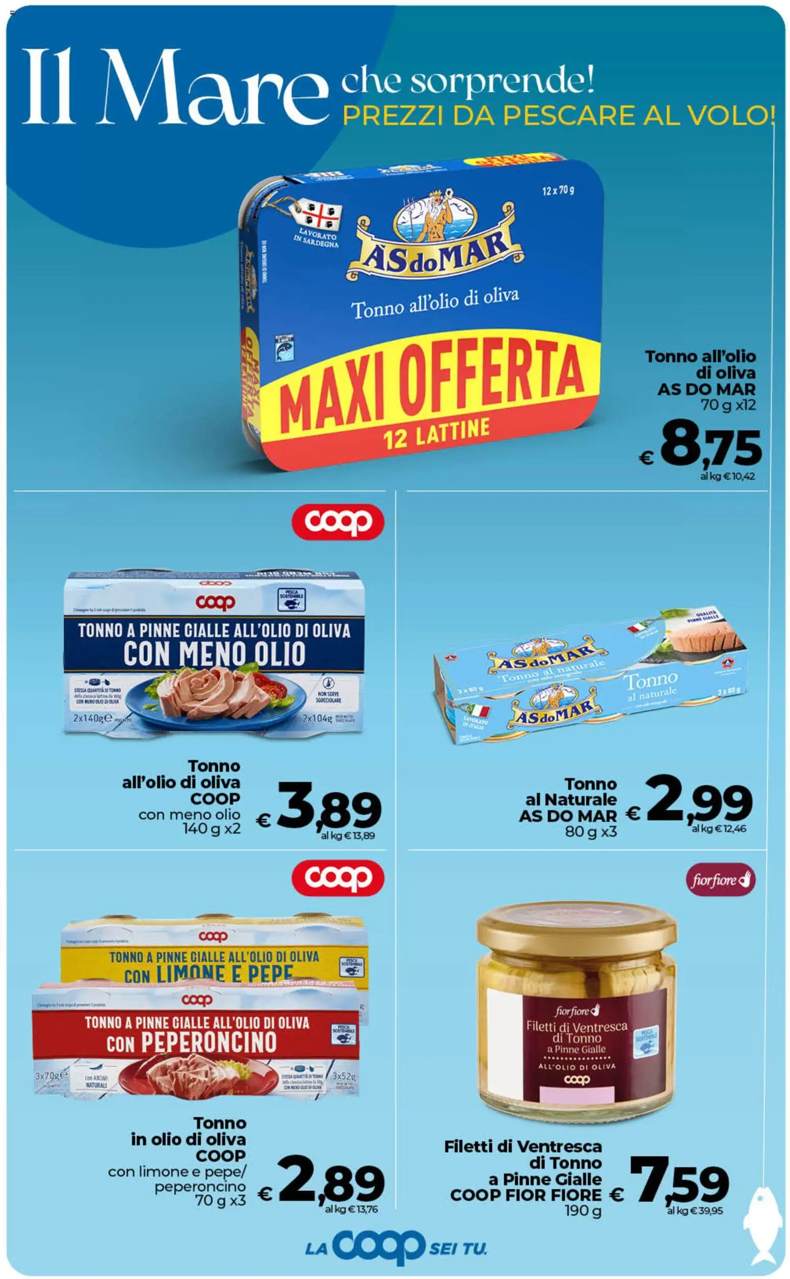 Volantino Ipercoop del 29.05.2026 | Pagina: 25 | Prodotti: Pepe, Pinne, Tonno, Olio di Oliva