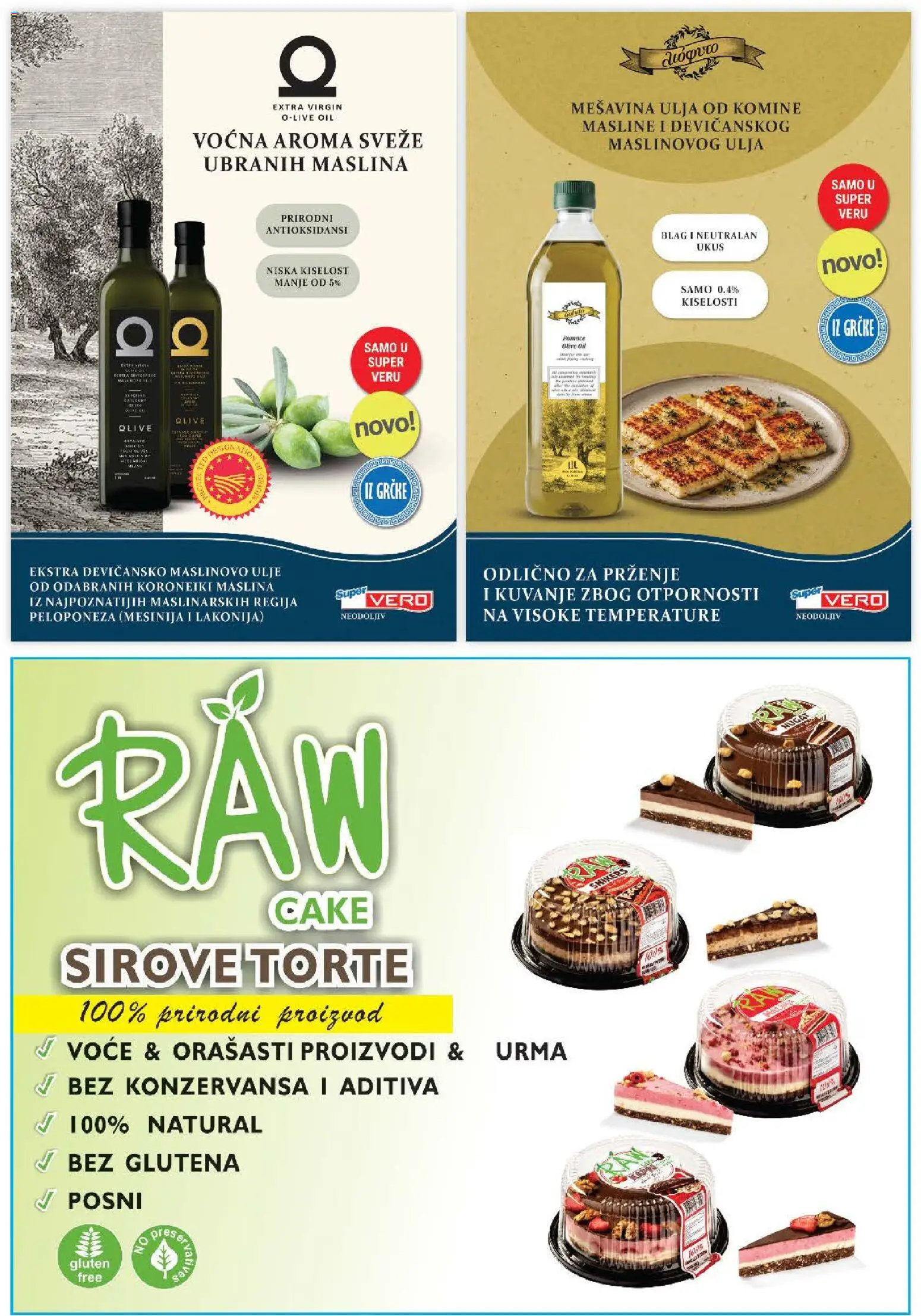 SuperVERO katalog - važi od 06.08.2026 | Strana: 26 | Proizvode: Masline, Ulje, Maslinovo ulje