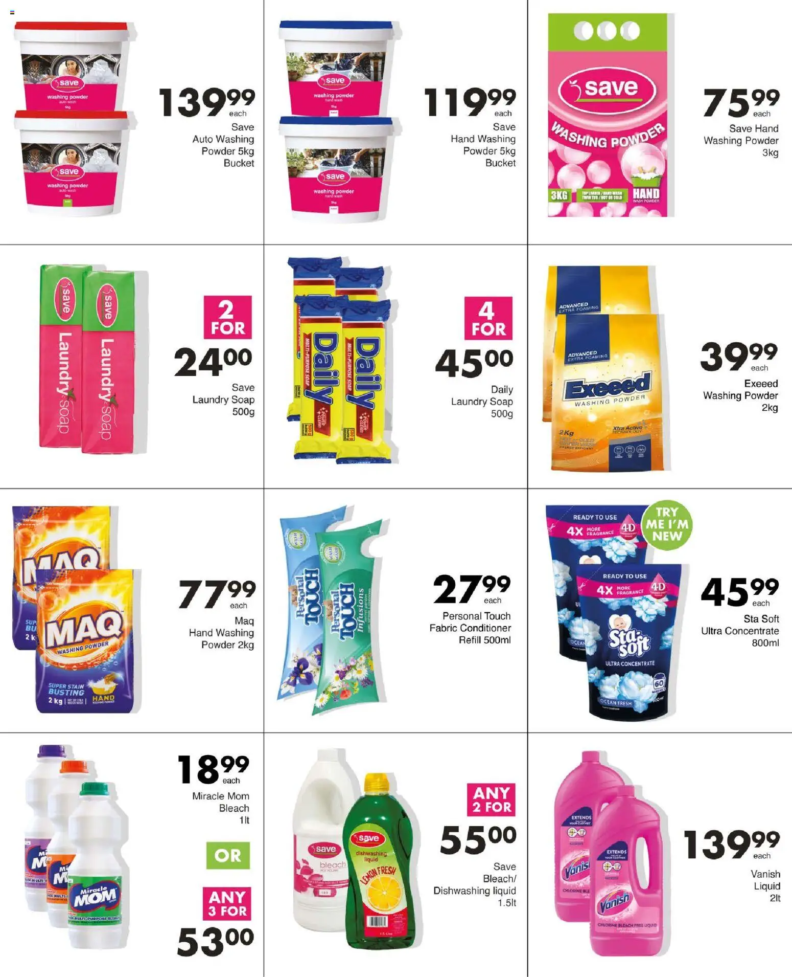 New Save catalogue – valid from 29/09/2026 | Page: 74 | Products: Conditioner, Soap, Lemon, Dishwashing liquid
