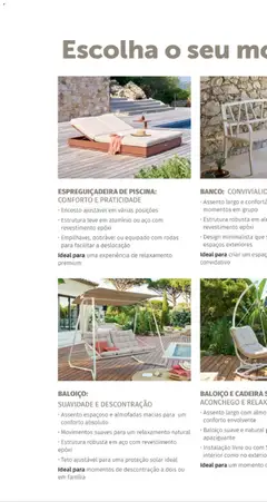 Pré-visualização Hôma - Catálogo Hespéride válido de 11.05.2026 | Página: 428 | Produtos: Piscina, Banco, Baloiço, Espreguiçadeira