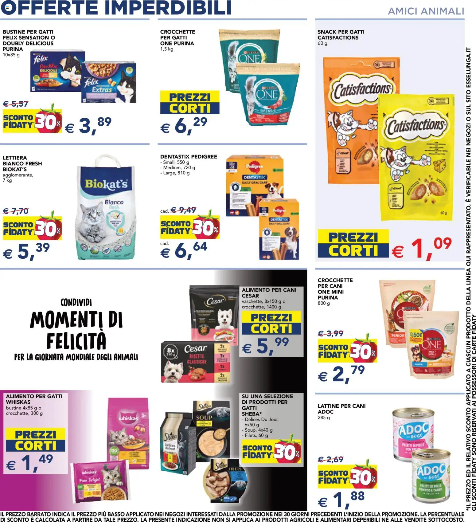 Volantino Esselunga S del 10/09/2026 | Pagina: 17 | Prodotti: Crocchette, Basso
