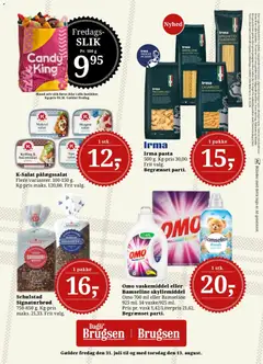 Dagli'Brugsen - Tilbudsavis uge 31-32 gyldig fra 31/07/2026 | Side: 18 | Produkter: Brød, Slik, Pasta, Makrel