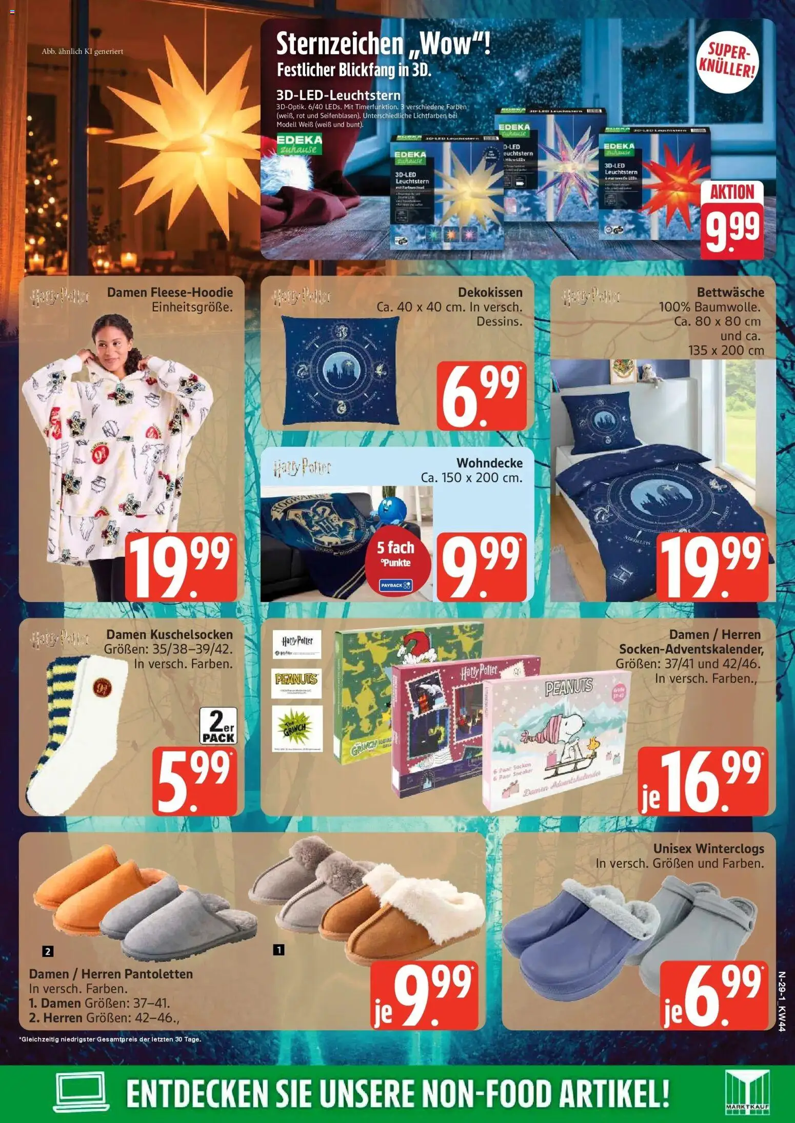Edeka Prospekt Schleswig (ab 26.10.2026) » Angebote Online | Seite: 29 | Produkte: Bettwäsche, Socken