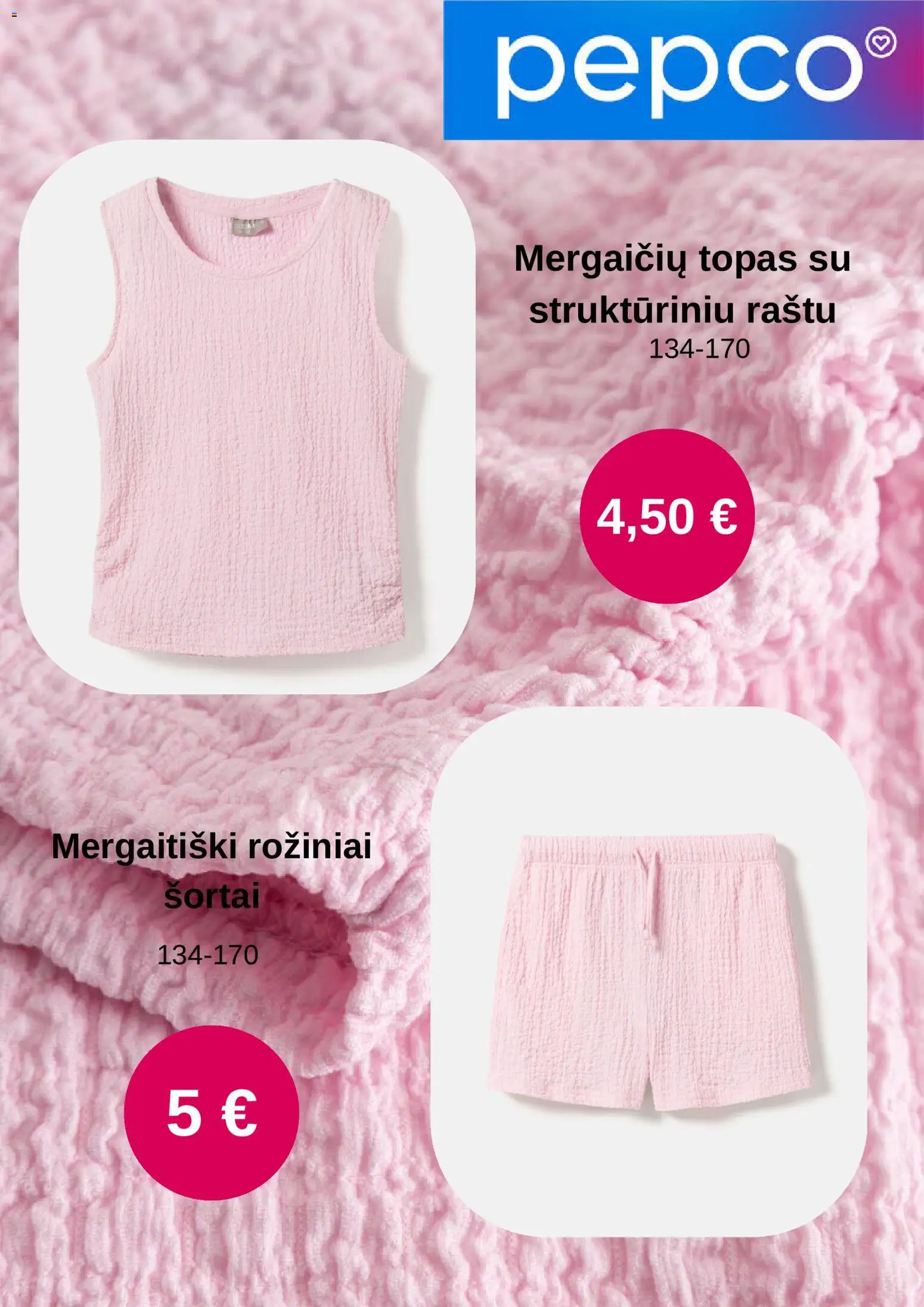 Pepco akcijos nuo 28.05.2026 | Puslapis: 2 | Prekių: Šortai
