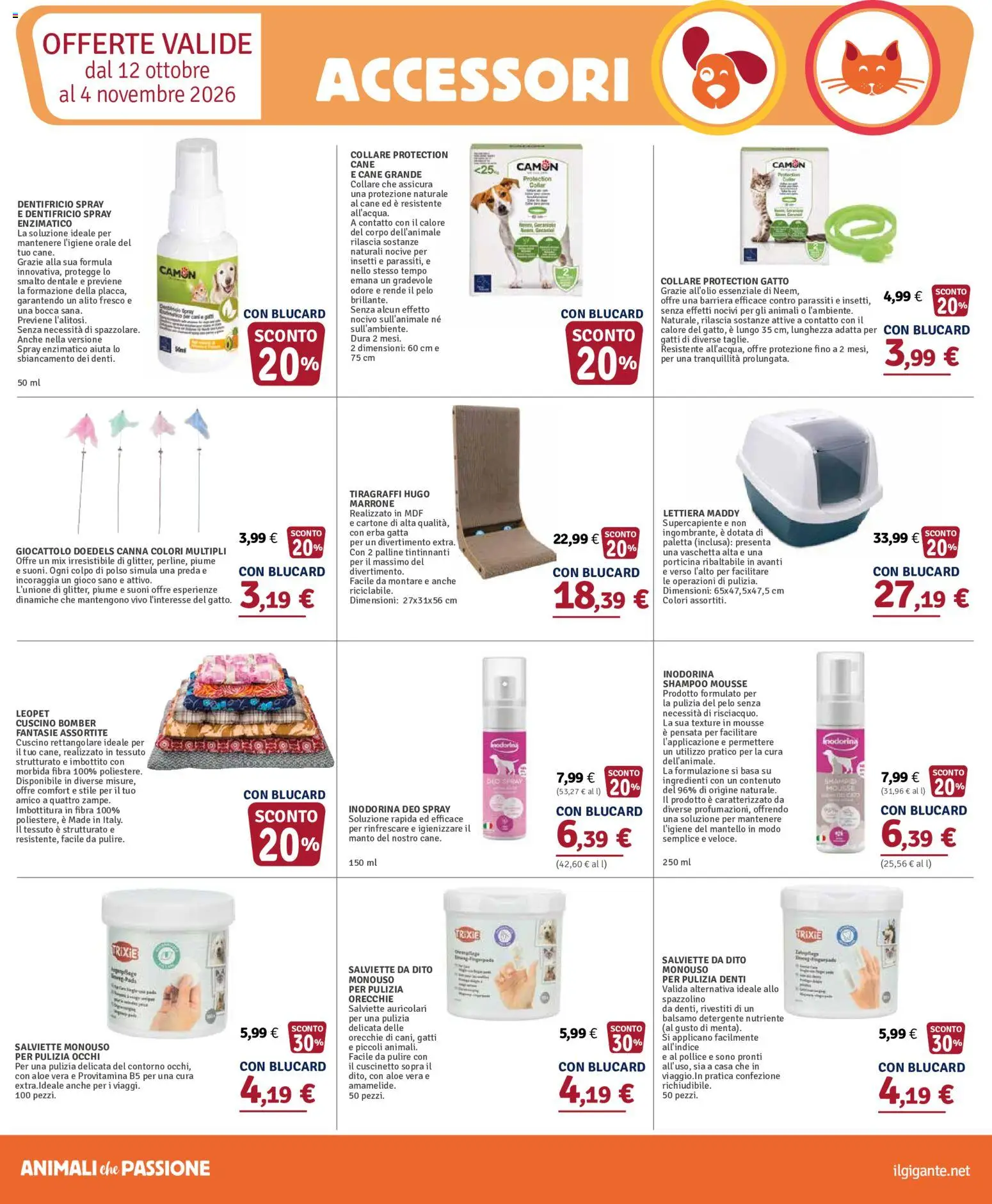 Volantino Il Gigante del 12/10/2026 | Pagina: 6 | Prodotti: Spazzolino, Ingredienti, Gioco, Aloe vera