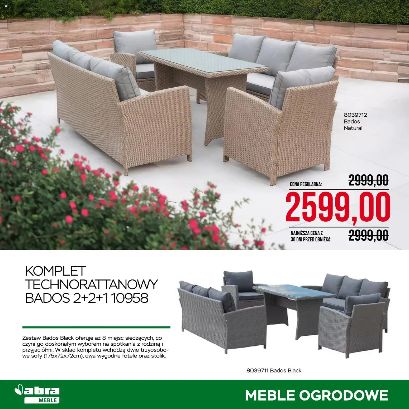 Abra meble gazetka od 03.07.2026 | Strona: 10 | Produkty: Meble ogrodowe