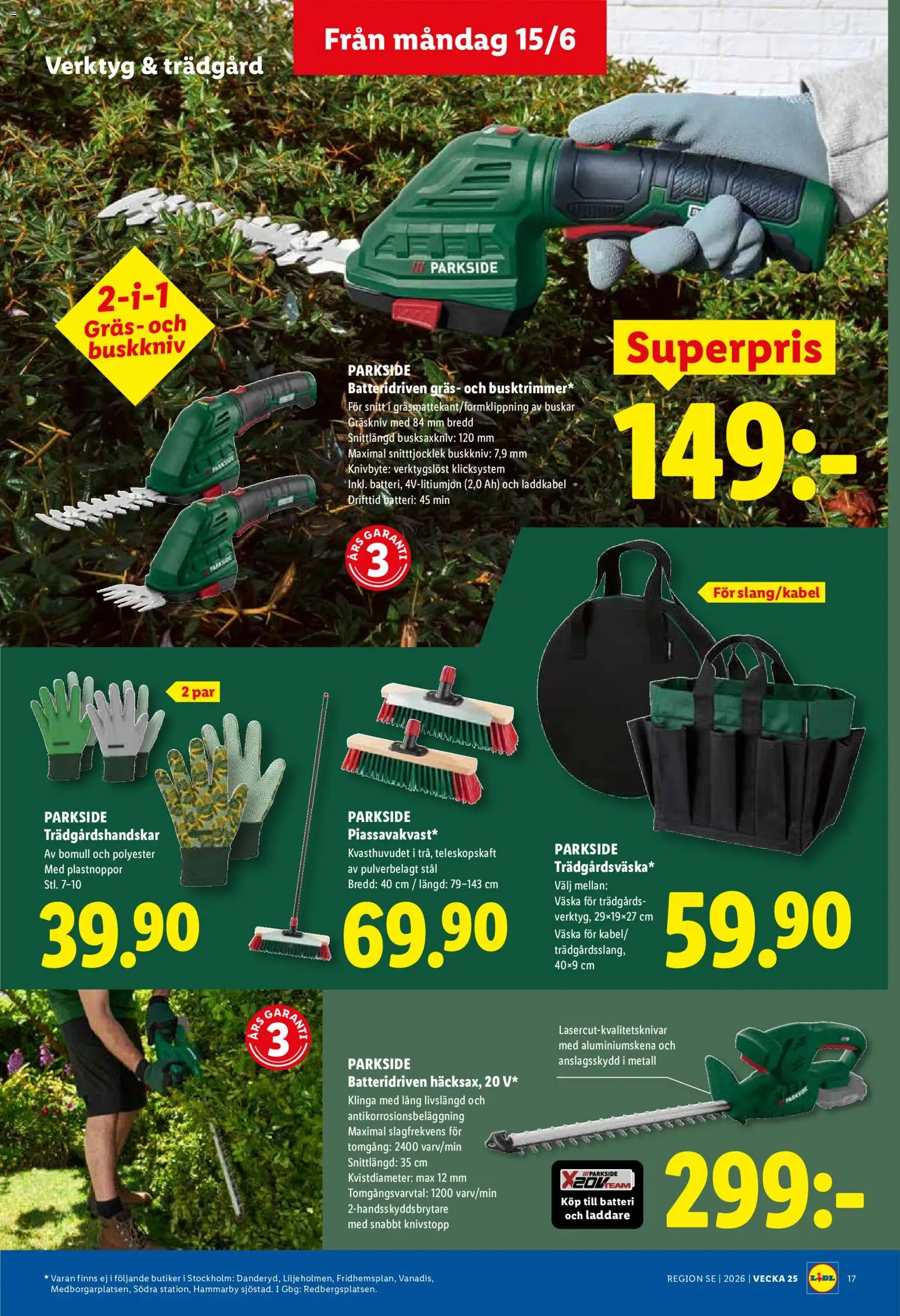 Lidl reklamblad aktuell från 15.06.2026 | Sida: 20 | Produkter: Batteri, Laddare, Väska