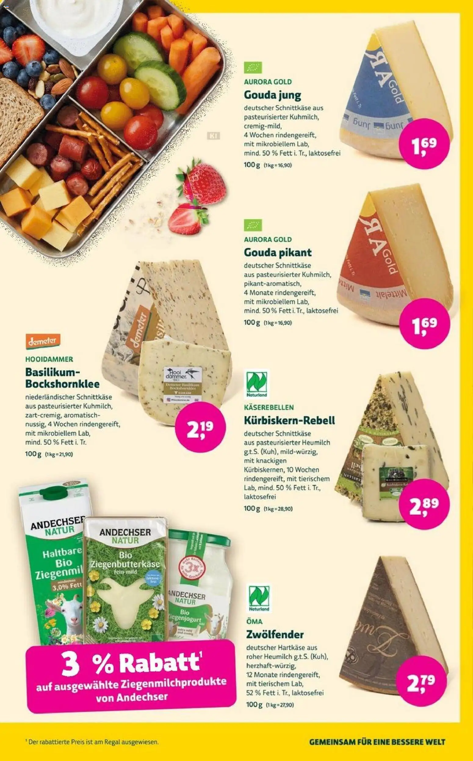 BioMarkt Prospekt – gültig ab 12.08.2026 | Seite: 7 | Produkte: Regal, Gouda