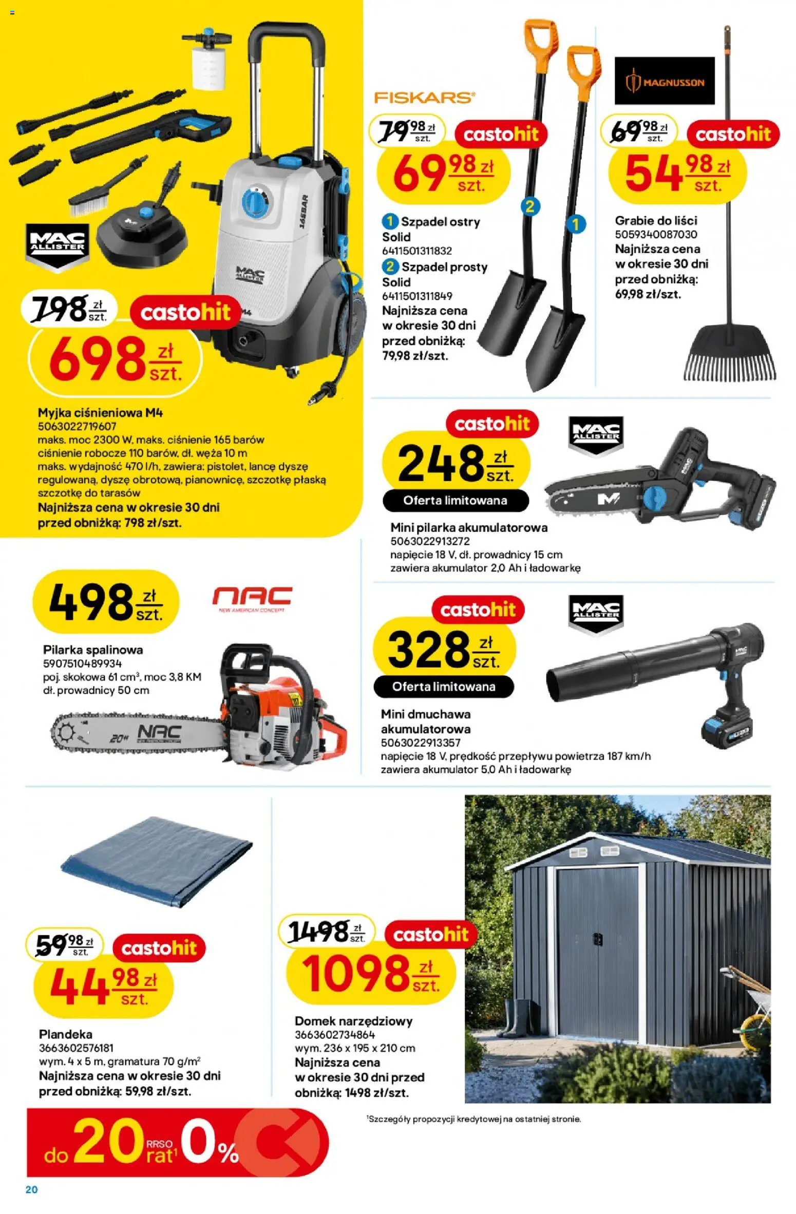 Castorama gazetka od 16.09.2026 | Strona: 20 | Produkty: Myjka ciśnieniowa