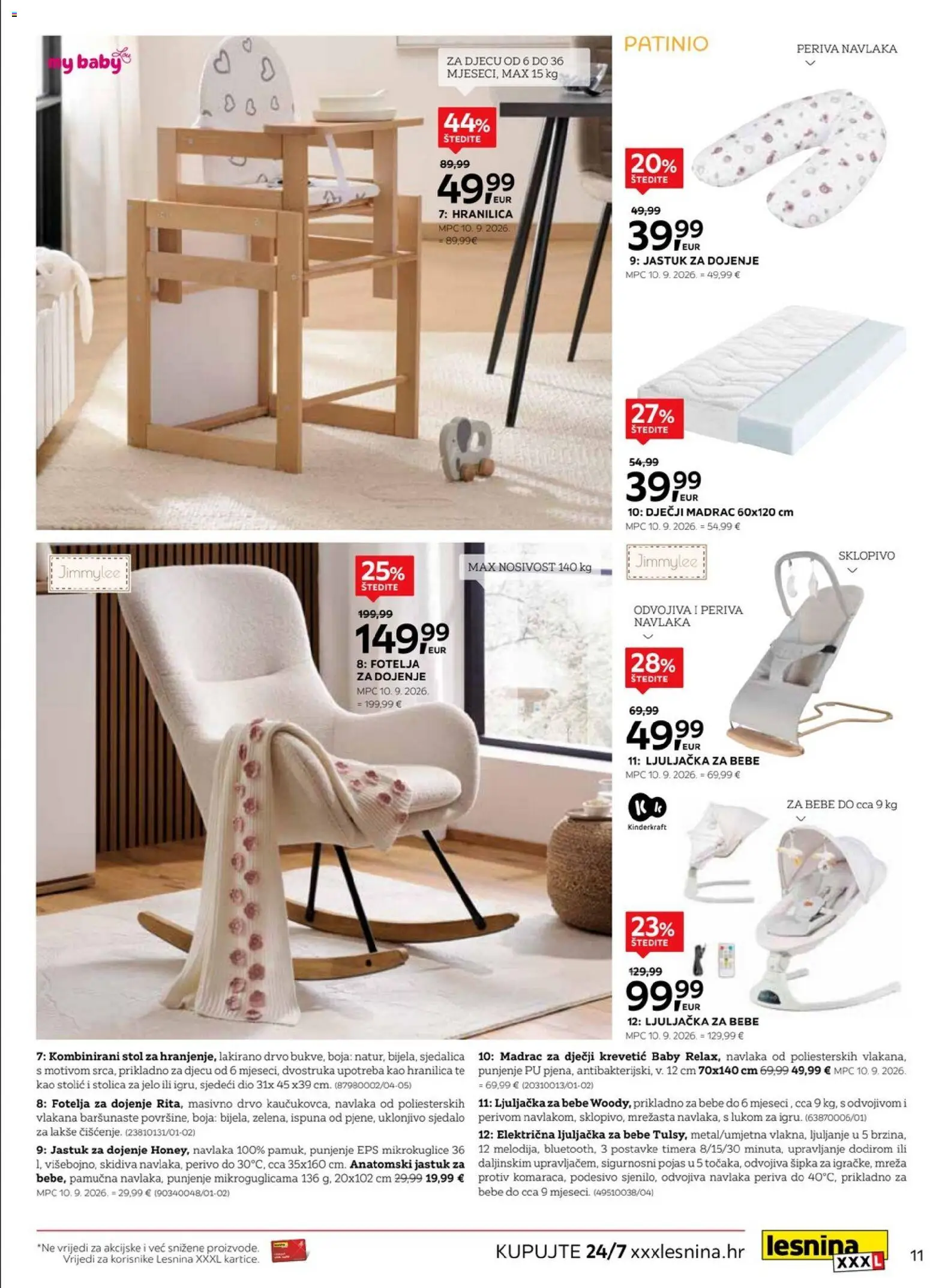 Lesnina katalog | vrijedi od 29.09.2026 | Stranica: 10 | Proizvodi: Stolić, Stol, Ljuljačka, Pojas