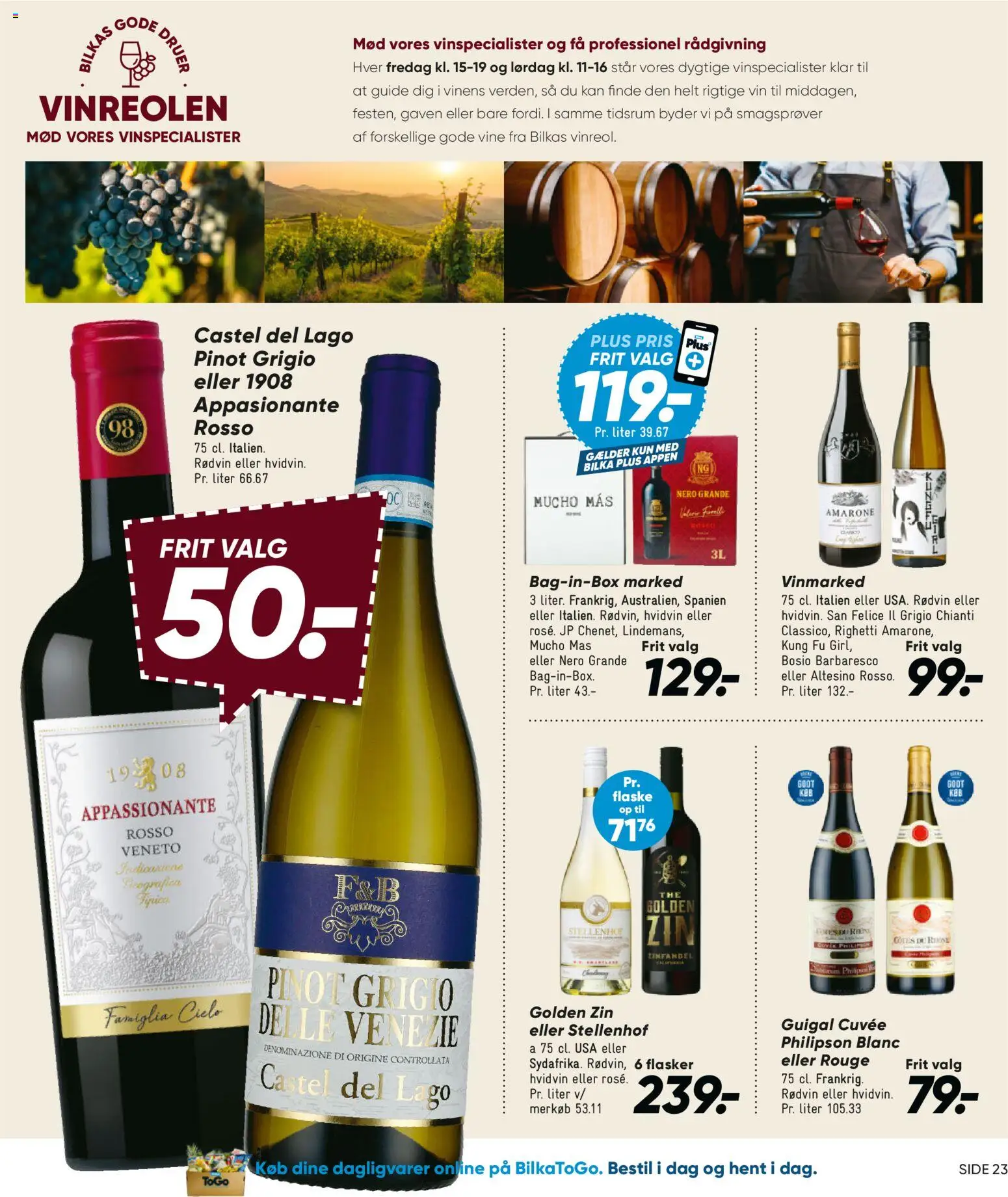 Bilka tilbudsavis – gyldig fra 24/07/2026 | Side: 29 | Produkter: Vin