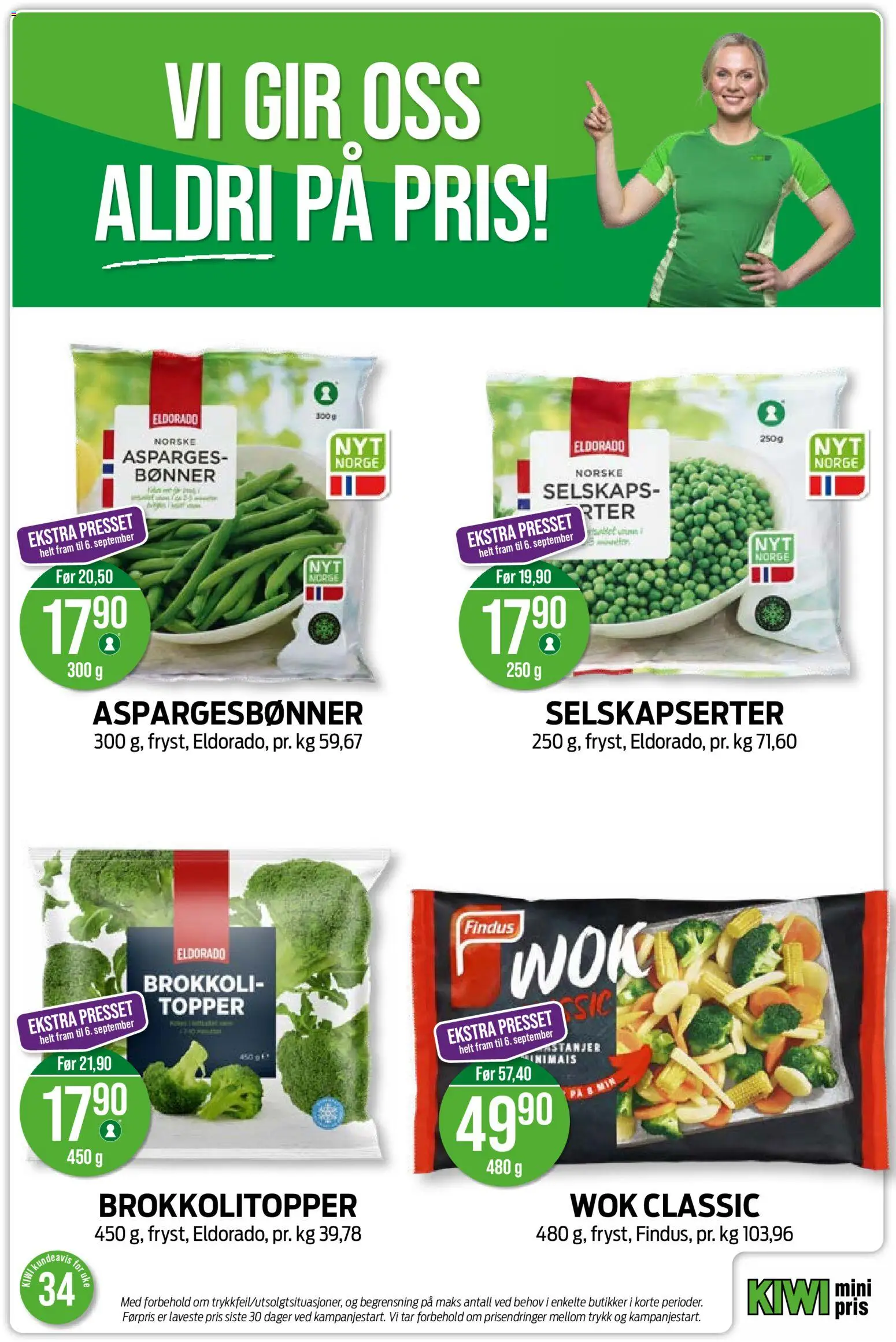 {H1} | Side: 7 | Produkter: Wok mix, Ved, Brokkoli, Asparges