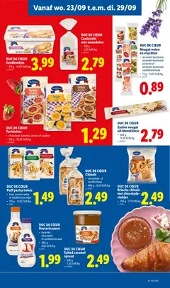 DUC DE CŒUR Canistrelli met amandelen, Canistrelli met amandelen - Voorbeeld van een folder van Lidl, geldig van 21/09/2026 | Pagina: 13