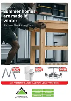 Leroy Merlin specials catalogue – valid from 01/07/2026