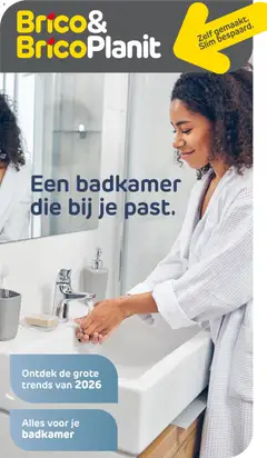 Brico folder Badkamermagazine - Voorbeeld van een folder van Brico, geldig van 19.06.2026