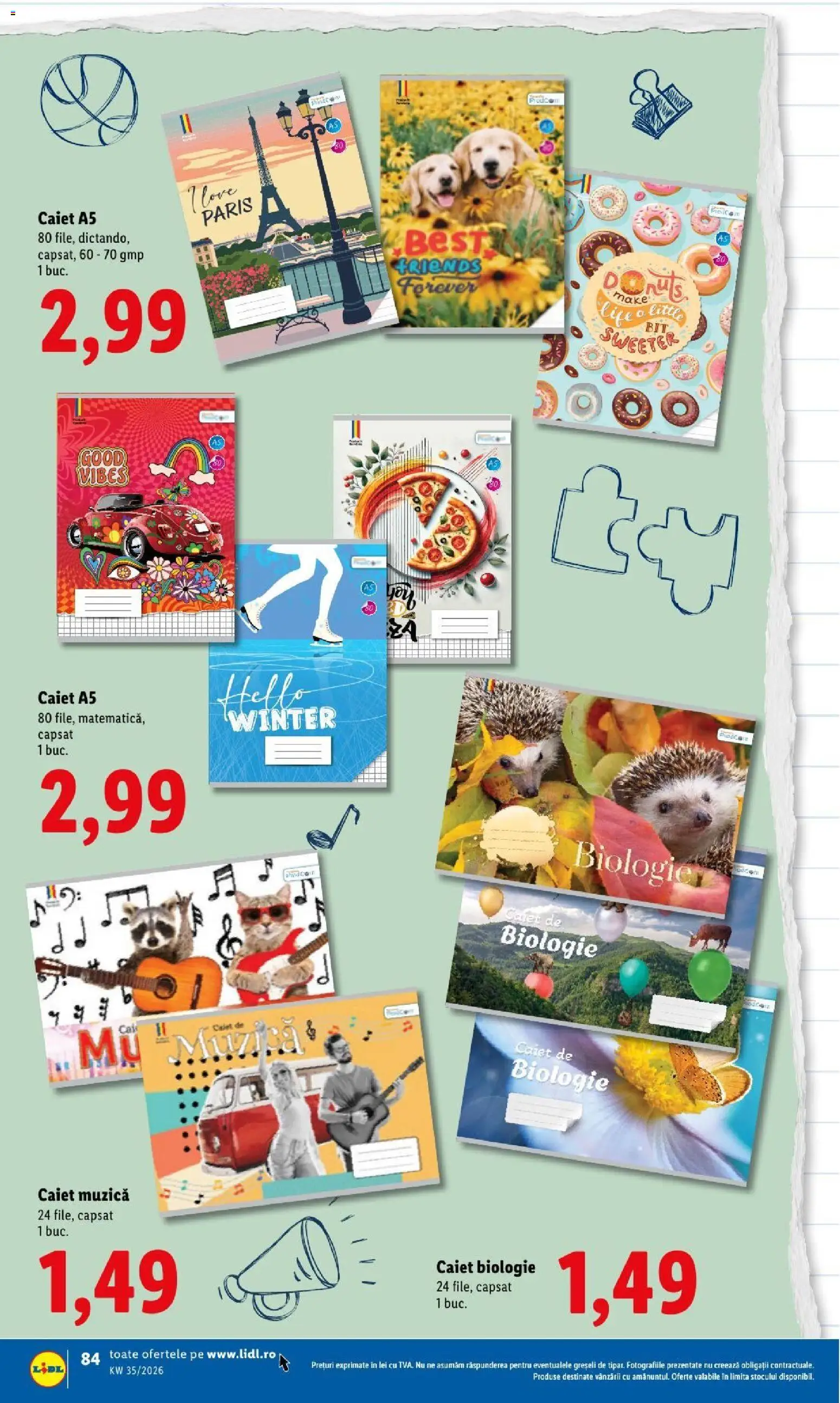 Noul catalog Lidl – valabil de la 24.08.2026 | Pagină: 84 | Produse: Notebook, Best