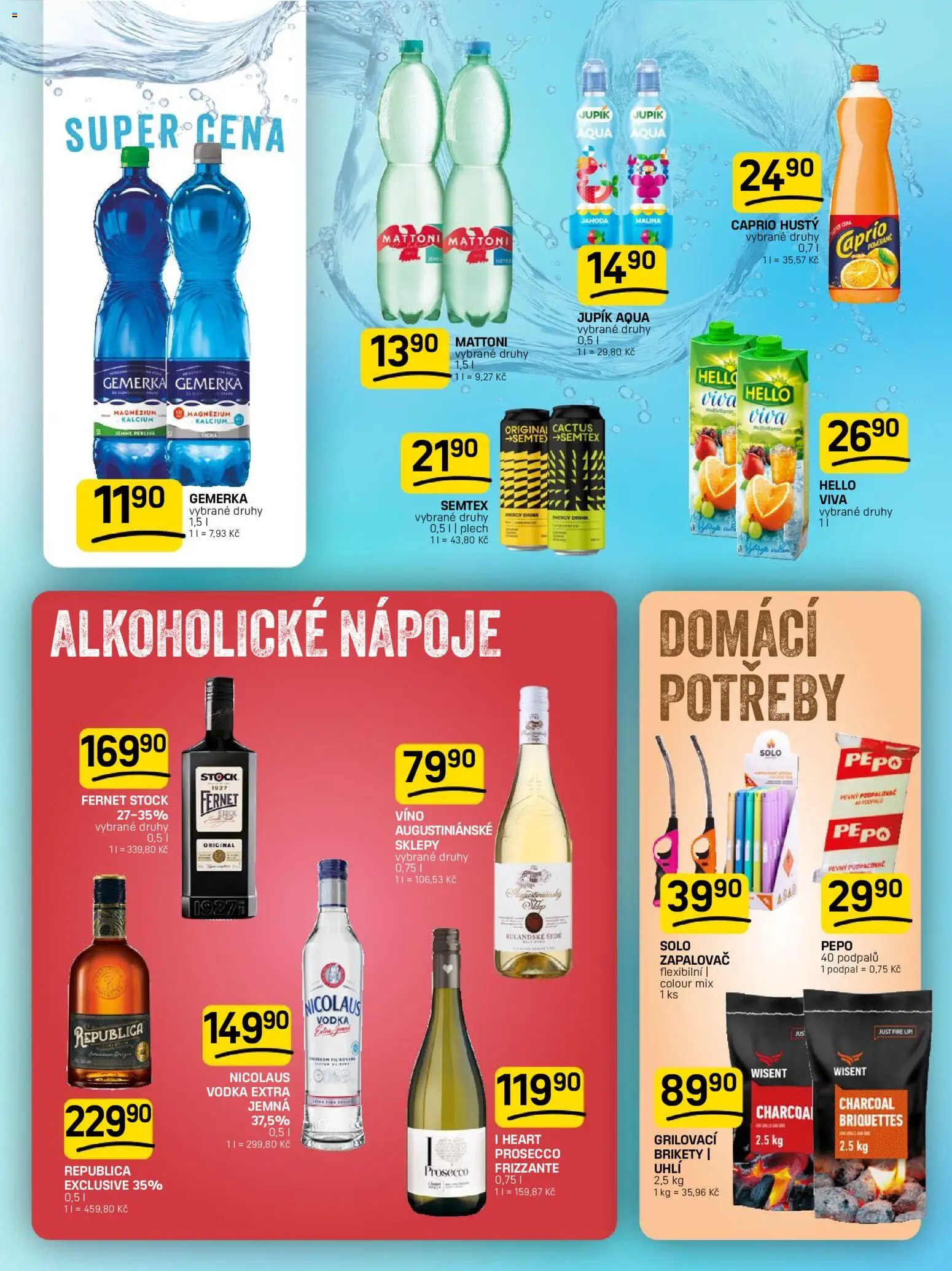 Flop leták od 24.06.2026 | Strana: 10 | Produkty: Mattoni, Prosecco, Fernet, Prosecco Frizzante