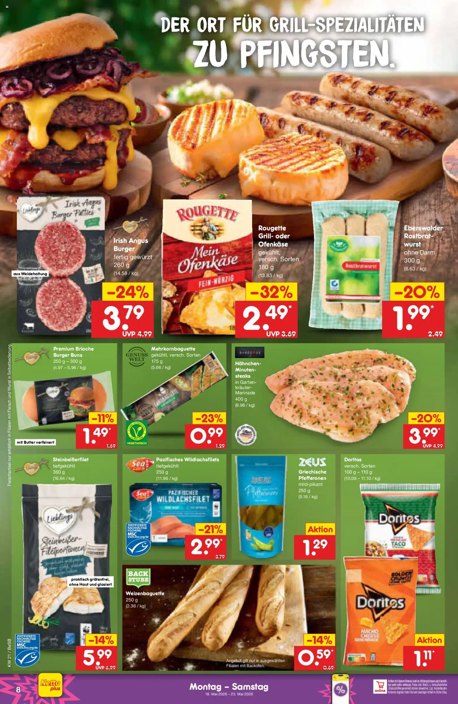 Netto Marken-Discount Prospekt 	 | 18.05.2026 | Wie erhält man einen begrenzten Rabatt? | Deutschland