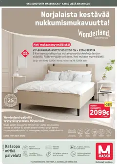 Masku-mainoslehti voimassa 15.05.2026 alkaen | Sivu: 16 | Tuotteet: Patja, Petauspatja