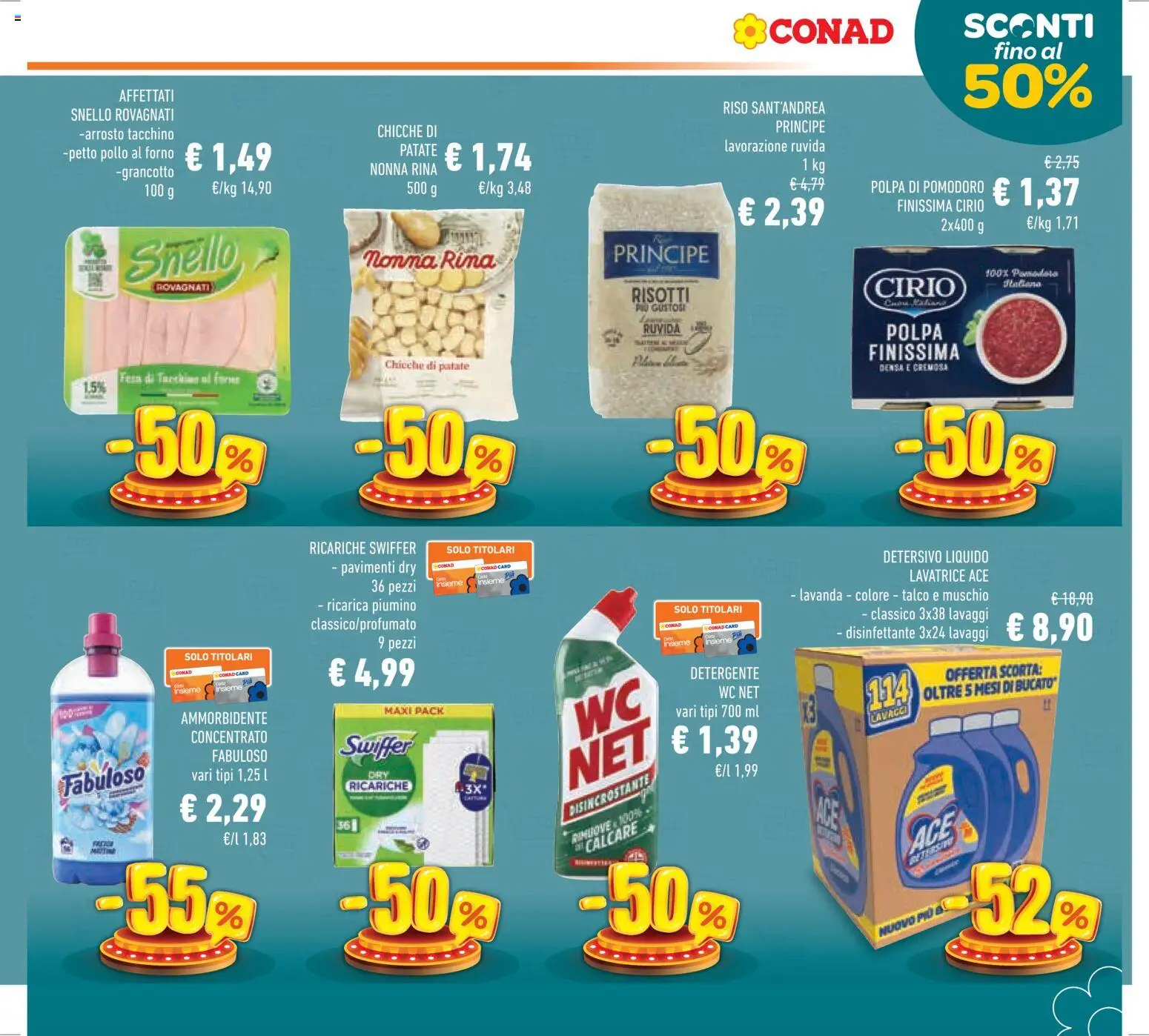 Volantino Conad del 11.03.2026 | Pagina: 9 | Prodotti: Arrosto, Patate, Pomodoro, Lavanda