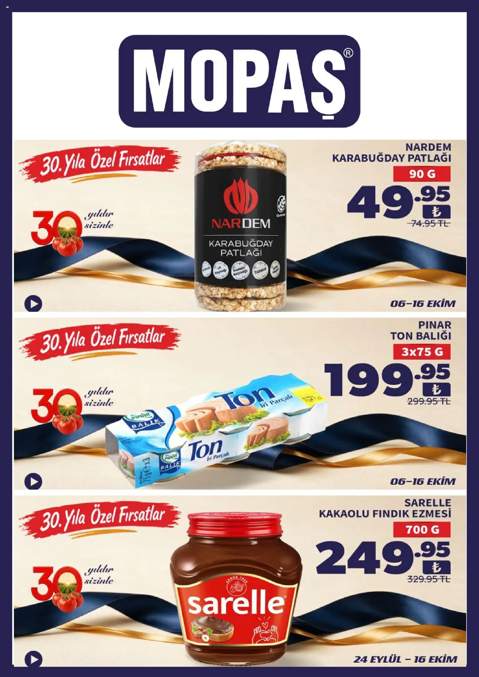 Mopaş Katalog - 06 Ekim 2026 tarihinden itibaren geçerlidir | Sayfa: 2 | Ürünler: Balık, Fındık, Ton balığı