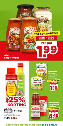 Bertolli Tradizionale Sugo per Pasta, Alle Bertolli Pasta, pesto en pizza - Voorbeeld van een folder van Plus, geldig van 10.06.2026 | Pagina: 37