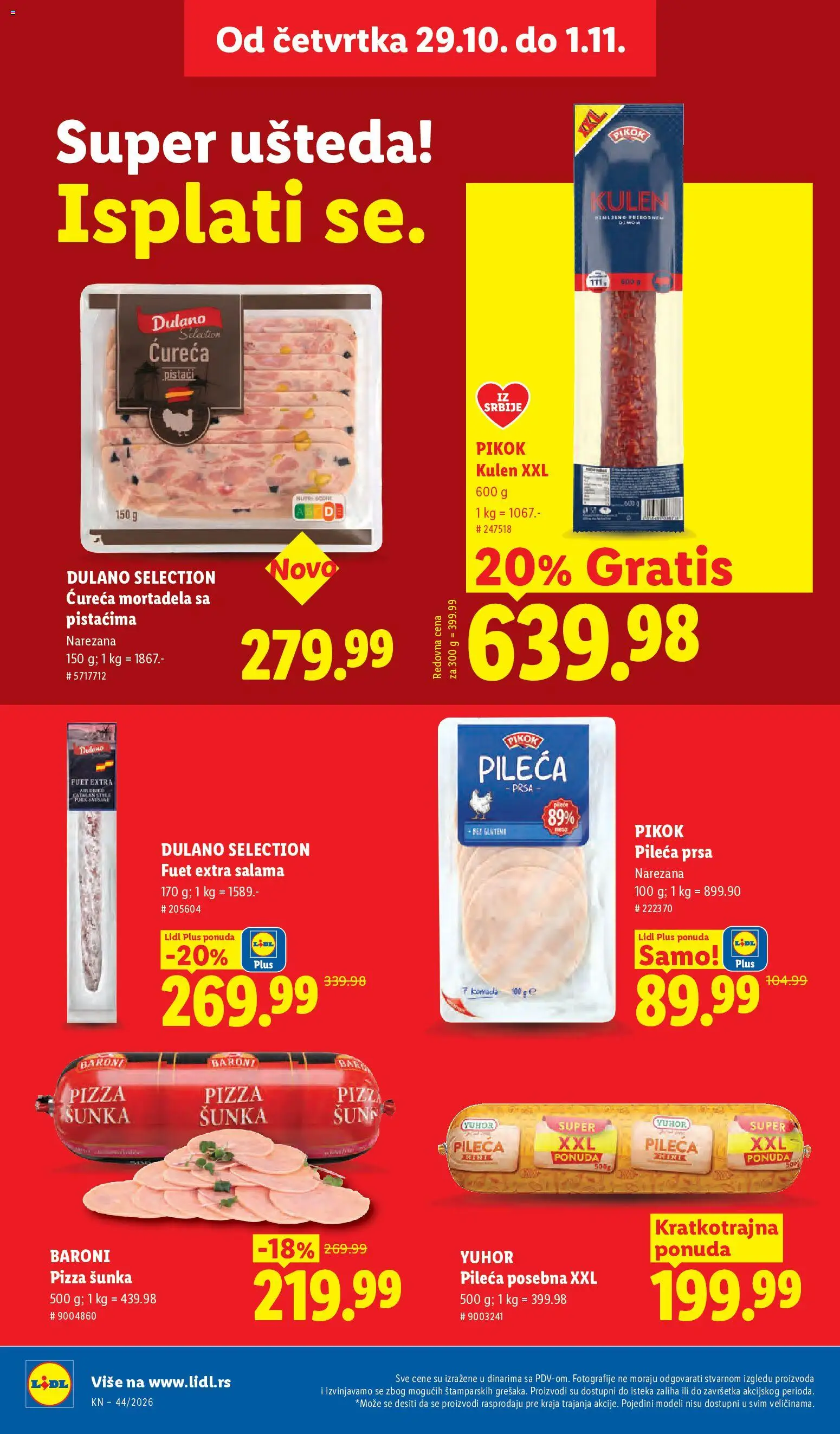 Lidl katalog - važi od 29.10.2026 | Strana: 26