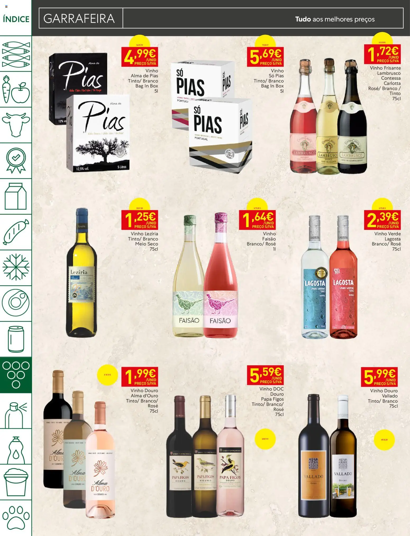 Recheio folheto Madeira │ válido de 21/07/2026 | Página: 26 | Produtos: Banco, Lagosta, Vinho, Vinho tinto