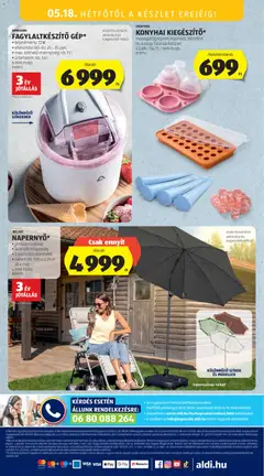 Aldi Középső sor termékei - amely érvényes a következő dátumtól: 14.05.2026 | Oldal: 22 | Termékek: Szőlő, Óra, Dekoráció