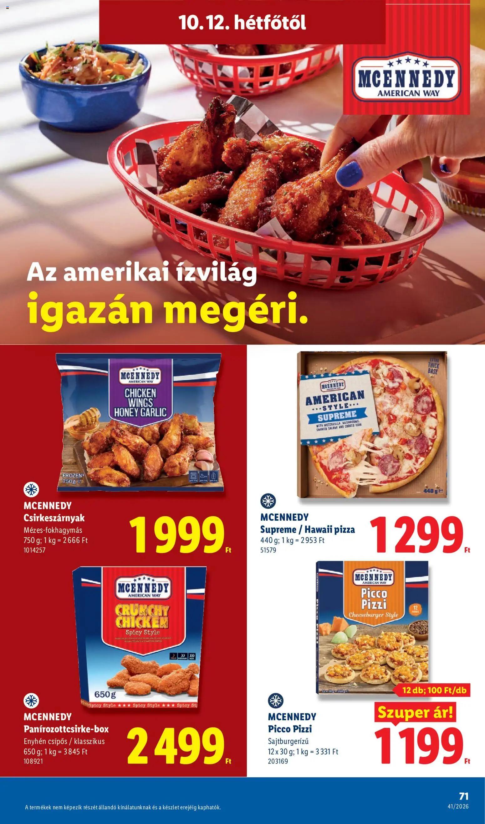 Lidl akciós ujság - amely érvényes a következő dátumtól: 2026.10.08. | Oldal: 71