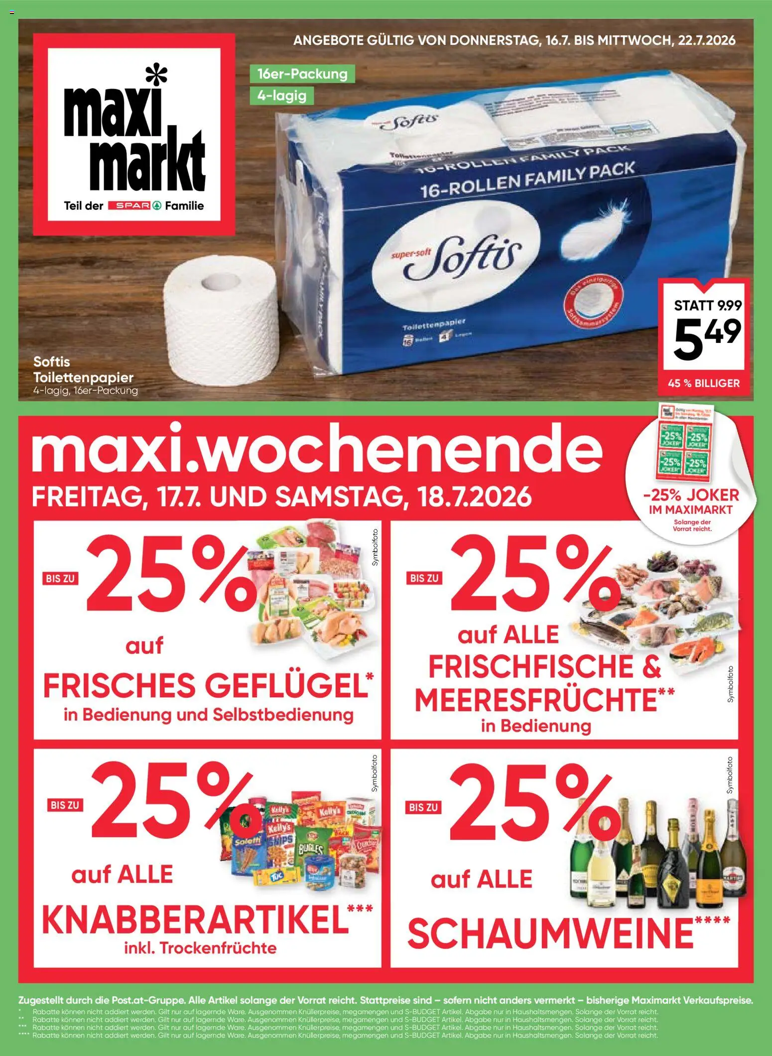 Maximarkt Flugblatt gültig ab 16.07.2026 | Seite: 1
