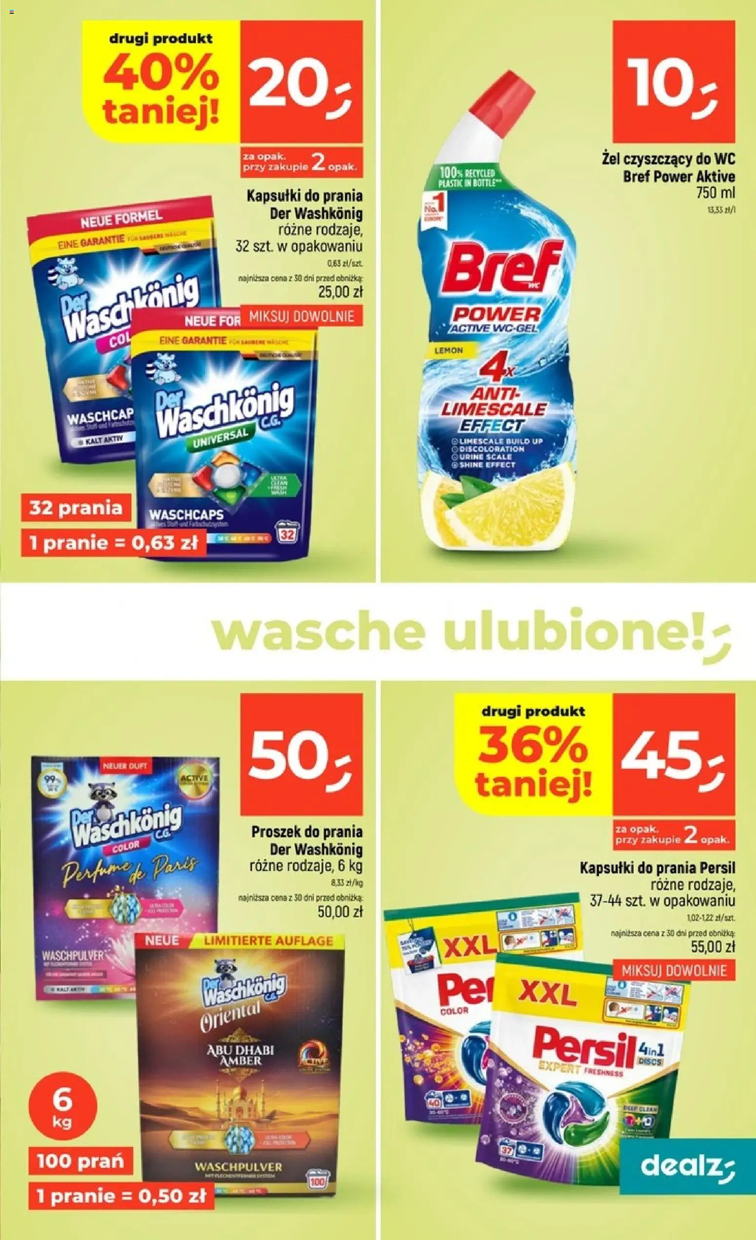 Dealz gazetka od 08.10.2026 | Strona: 35 | Produkty: Kapsułki, Proszek, Persil, Kapsułki do prania