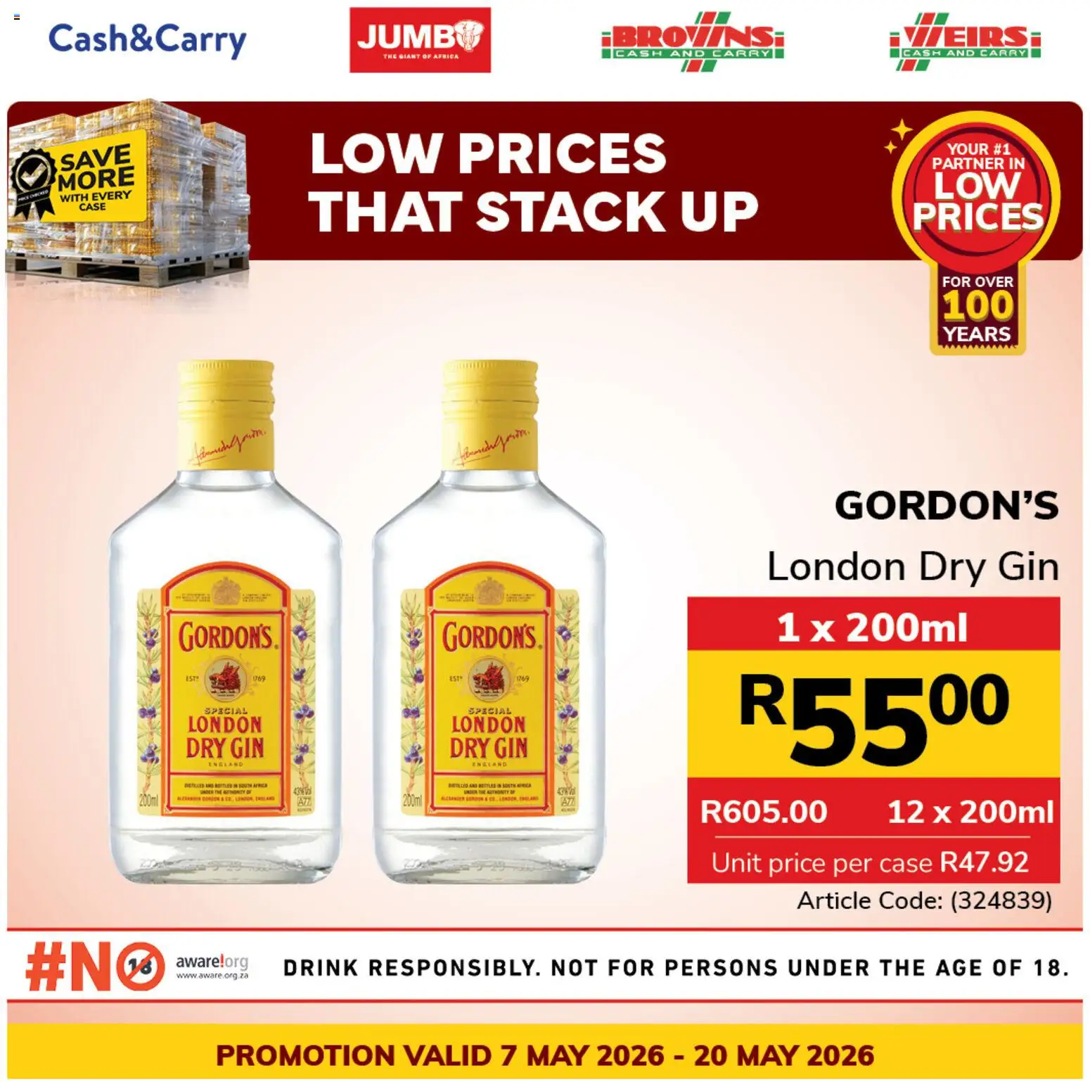 New Jumbo catalogue – valid from 07.05.2026 | Page: 4 | Products: Case, Gin