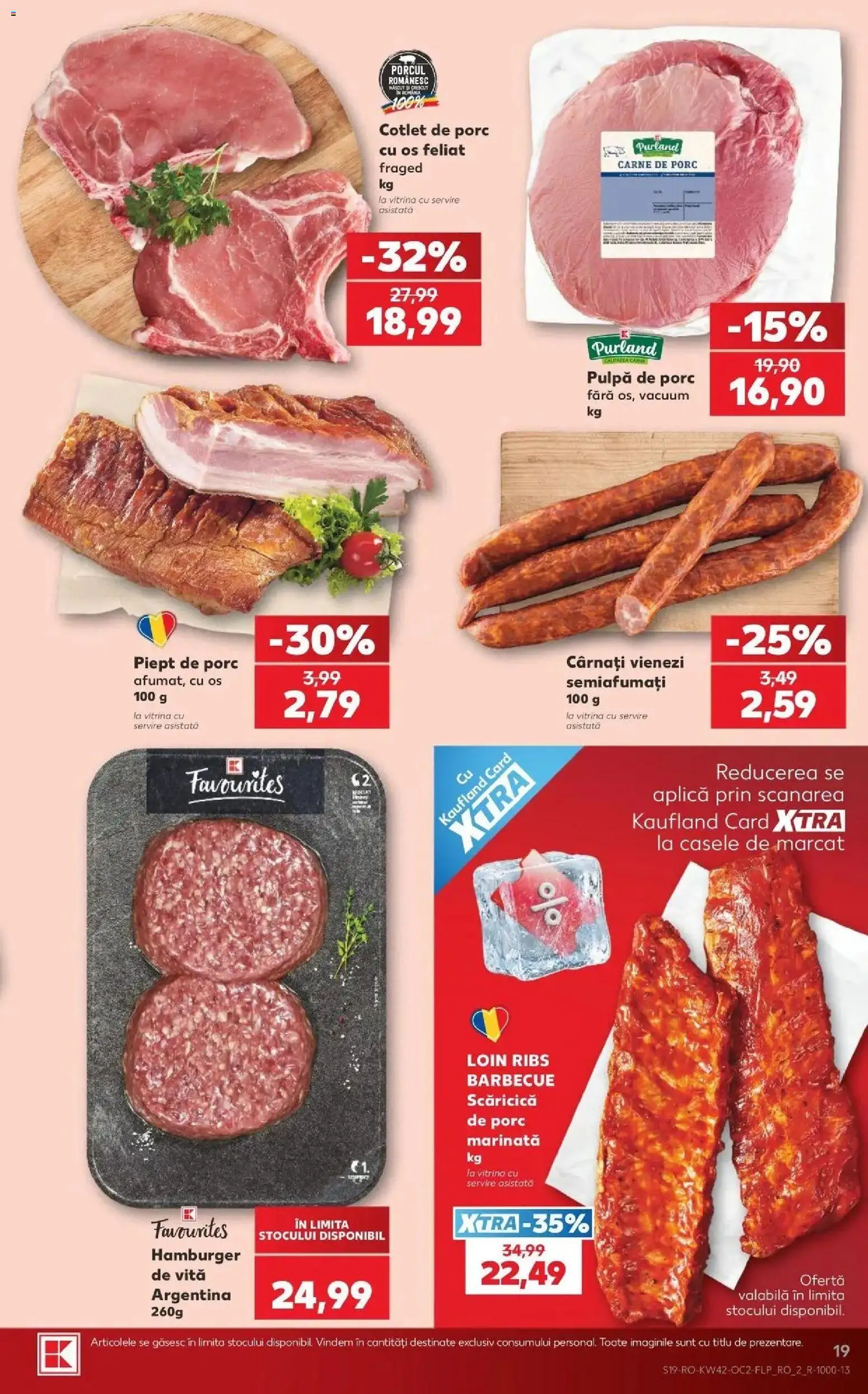 Kaufland Deva 14.10.2026 - Revista si Oferta | Pagină: 19 | Produse: Vită, Cotlet, Vitrină, Cârnați
