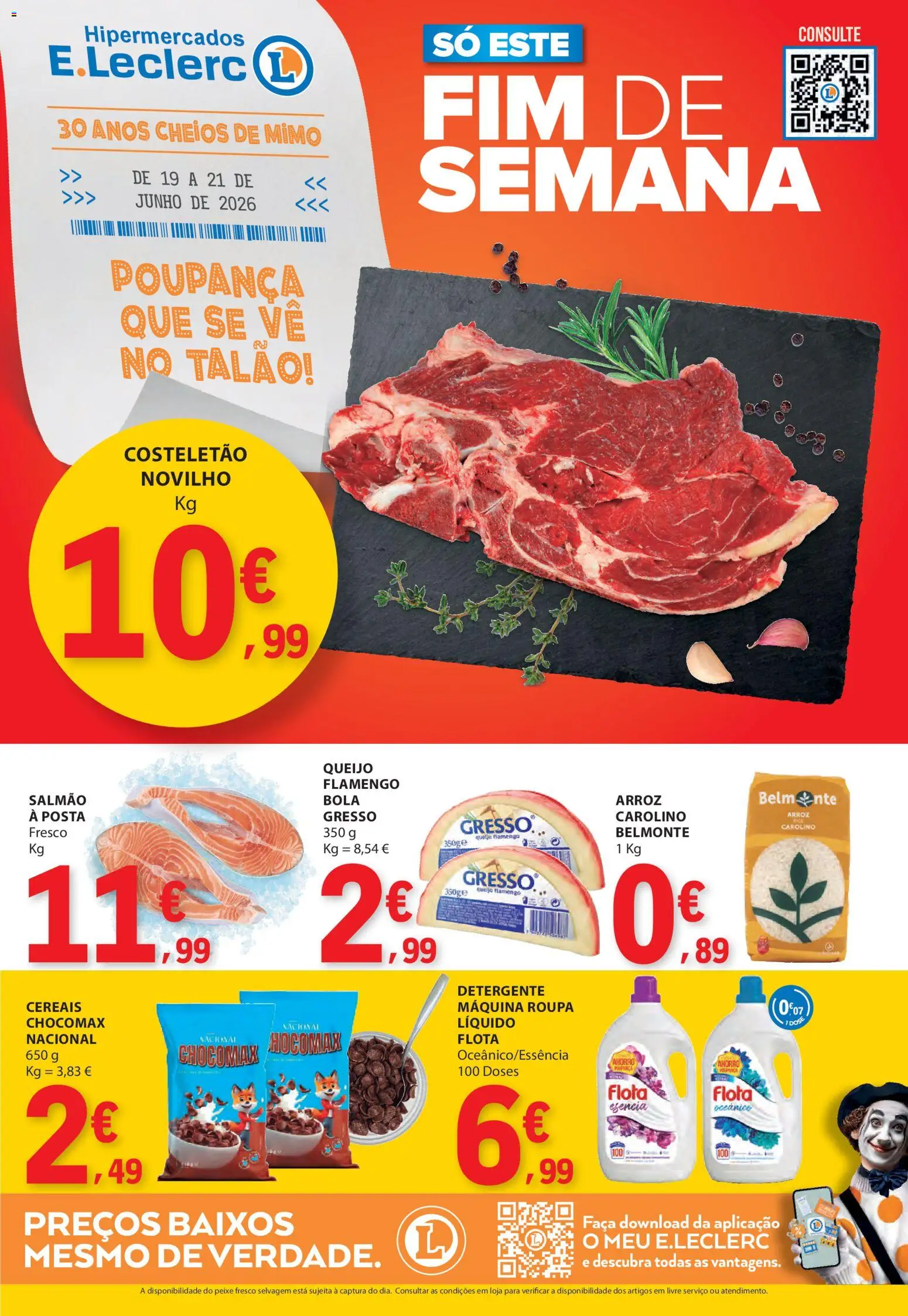 E.Leclerc Catálogo Fim de Semana │ válido de 19.06.2026 | Página: 1