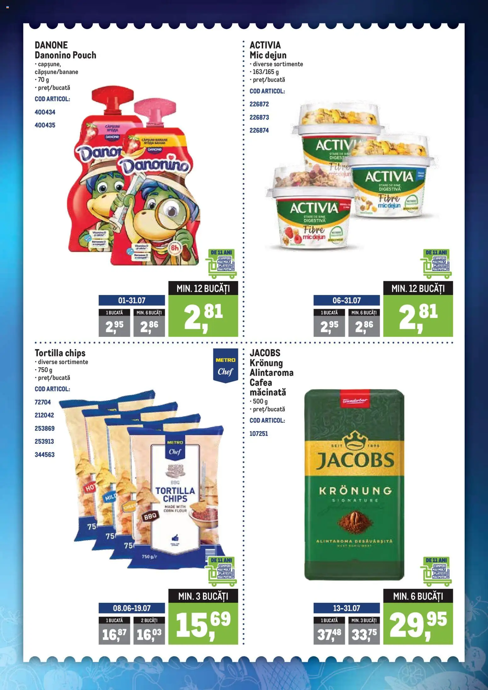 Noul catalog Metro – valabil de la 20.07.2026 | Pagină: 3 | Produse: Köpek çiti, Cafea