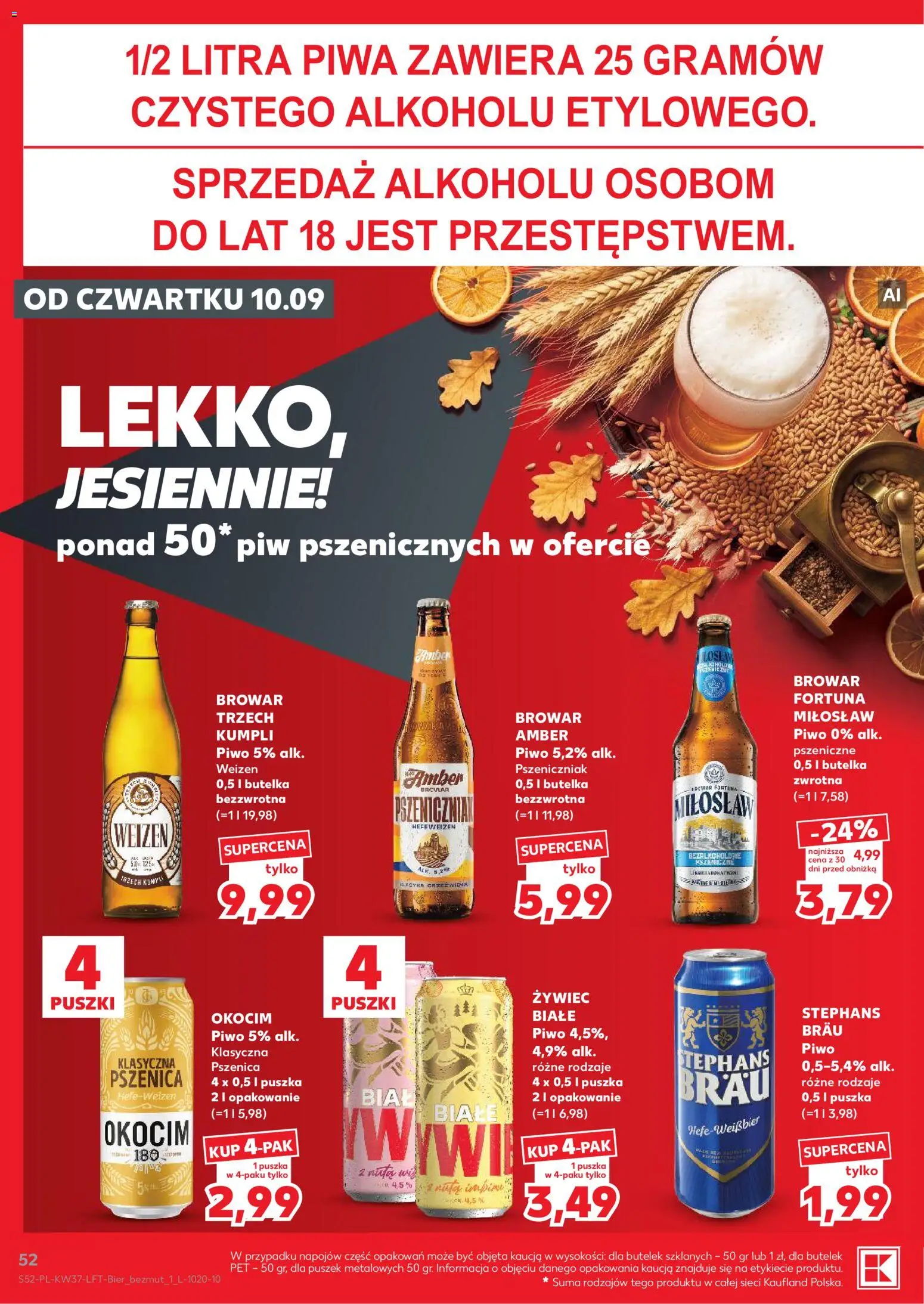 Kaufland gazetka od 10.09.2026 | Strona: 52