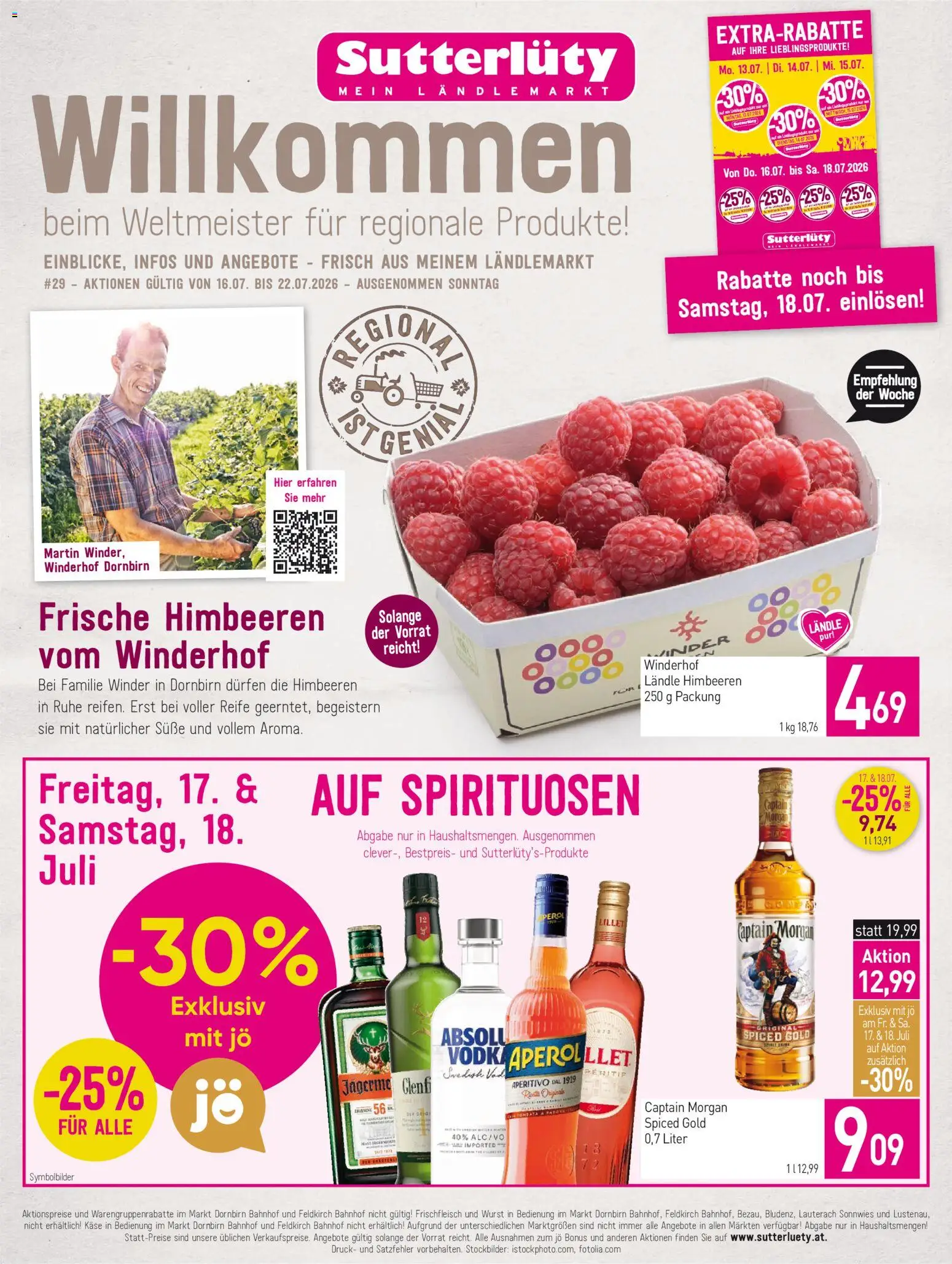 Sutterlüty Flugblatt gültig ab 16.07.2026 | Seite: 1