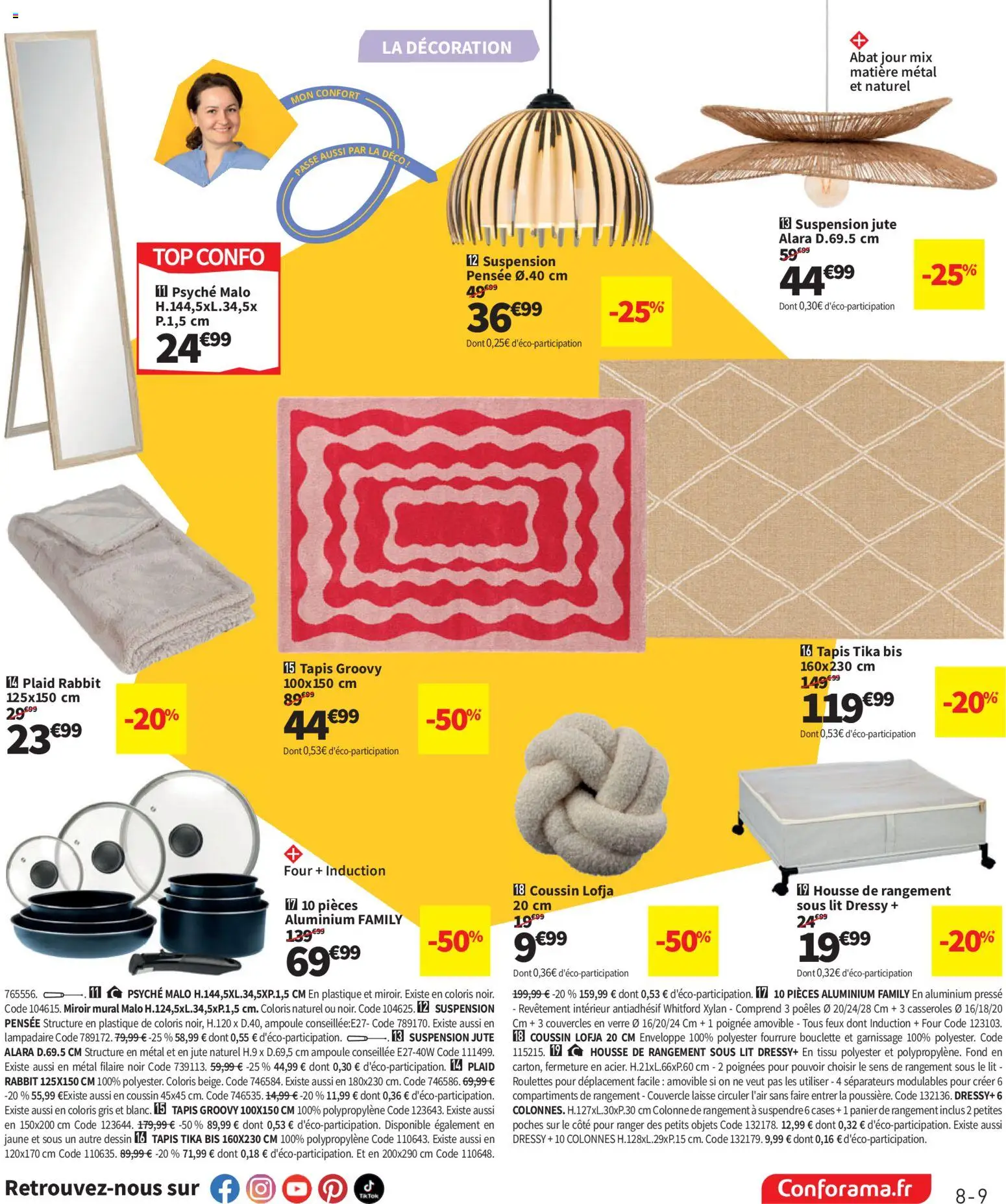 {H1} | Page: 9 | Produits: Four, Abat jour, Suspension, Miroir