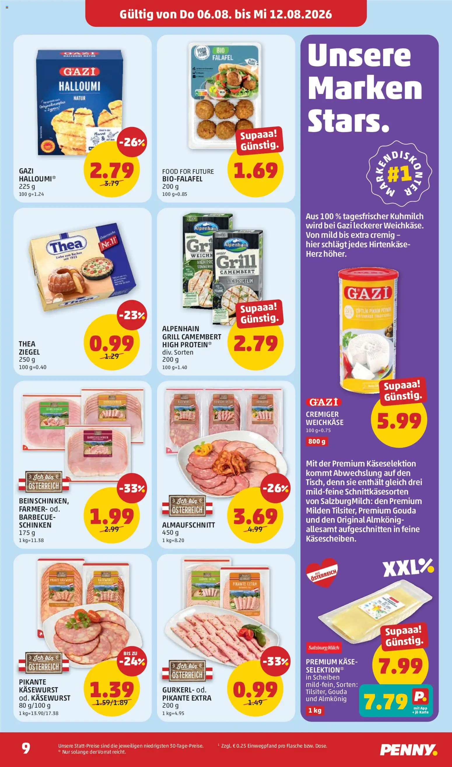 Penny Markt - Flugblatt gültig ab 06.08.2026 | Seite: 9