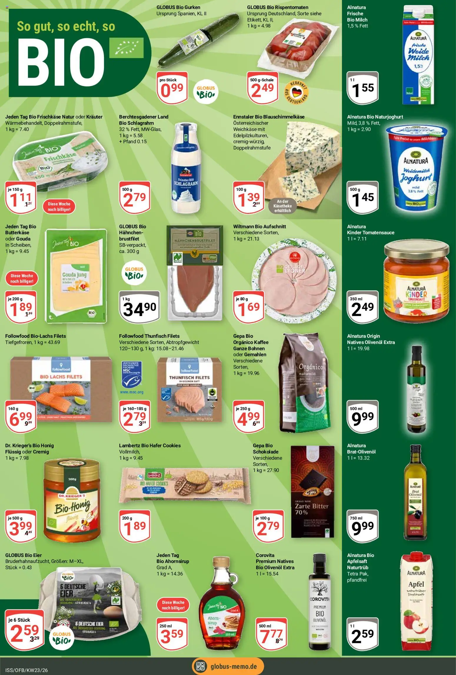 Globus Prospekt – gültig ab 01.06.2026 | Seite: 13 | Produkte: Eier, Gouda, Apfelsaft, Frischkase