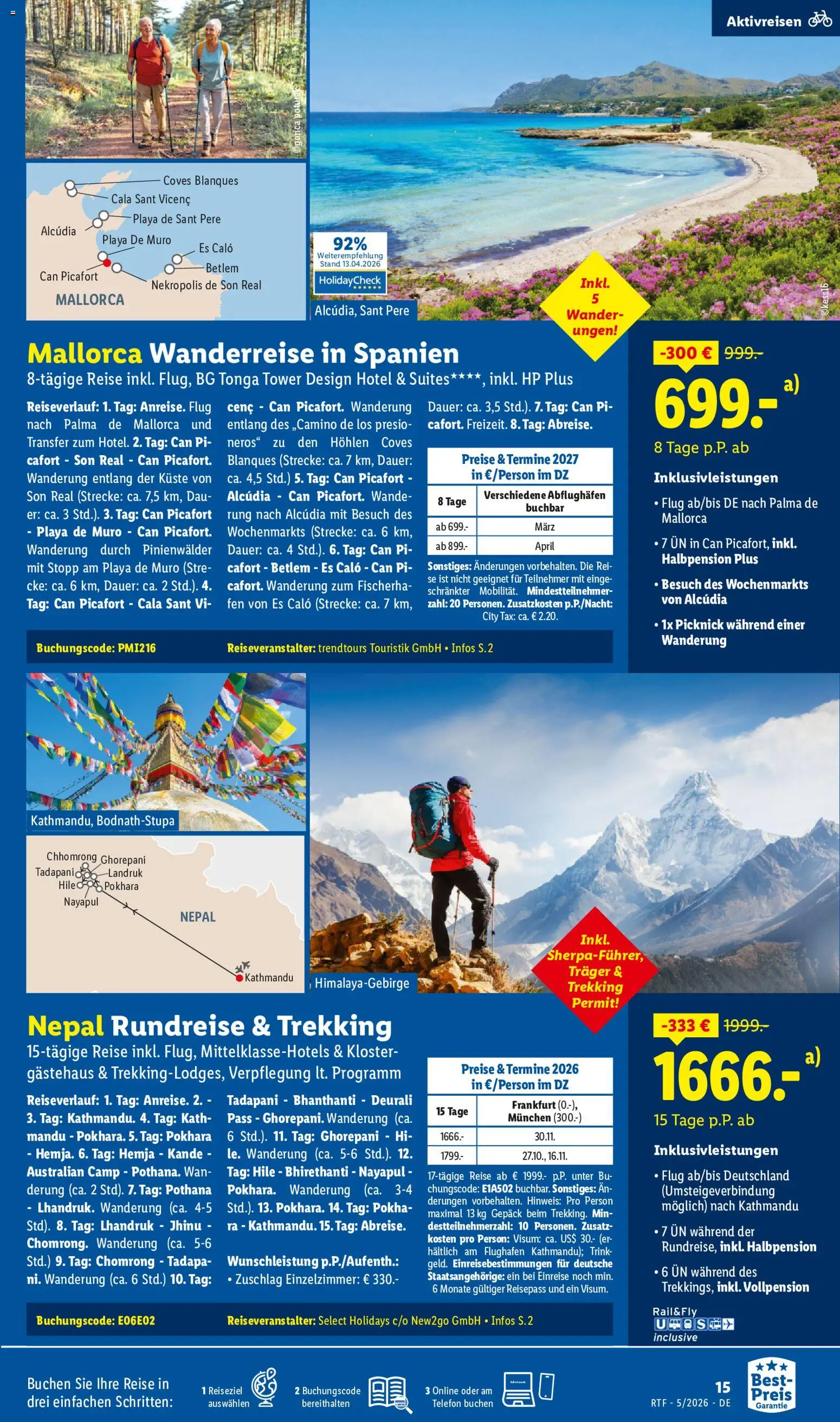 Lidl Reisen Reise-Highlights – gültig ab 12.05.2026 | Seite: 15