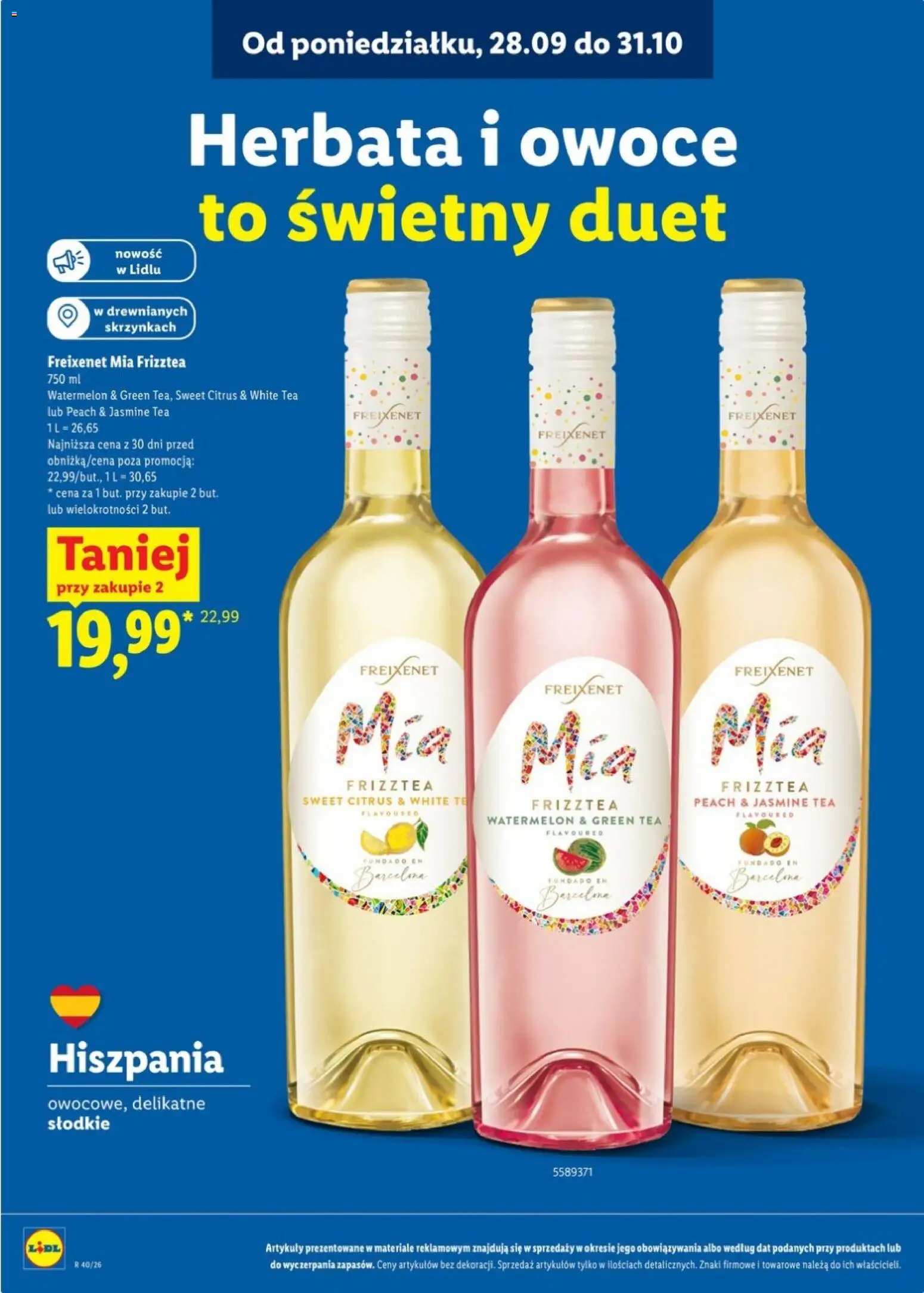 Lidl Katalog karta win od 28.09.2026 | Strona: 5 | Produkty: Herbata, Owoce