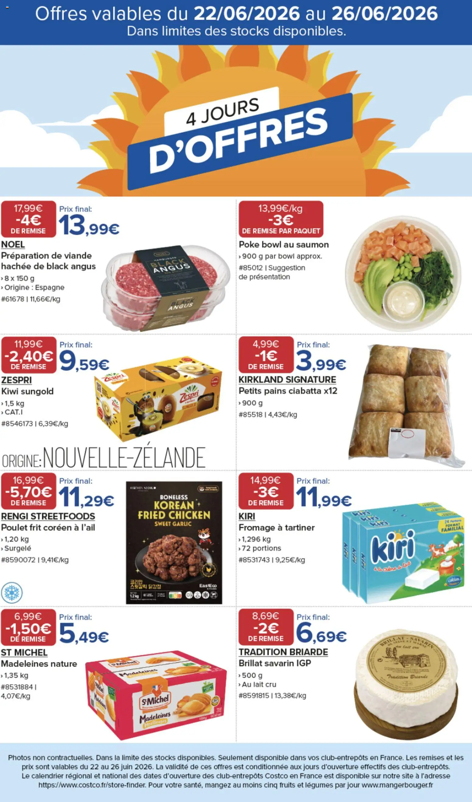 {H1} | Page: 1 | Produits: Calendrier, Viande, Fromage à tartiner, Saumon
