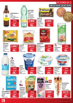 Náhled letáku Kaufland leták od 29.07.2026 | Strana: 27 | Produkty: Mléko, Jogurt, Paprika, Láhev