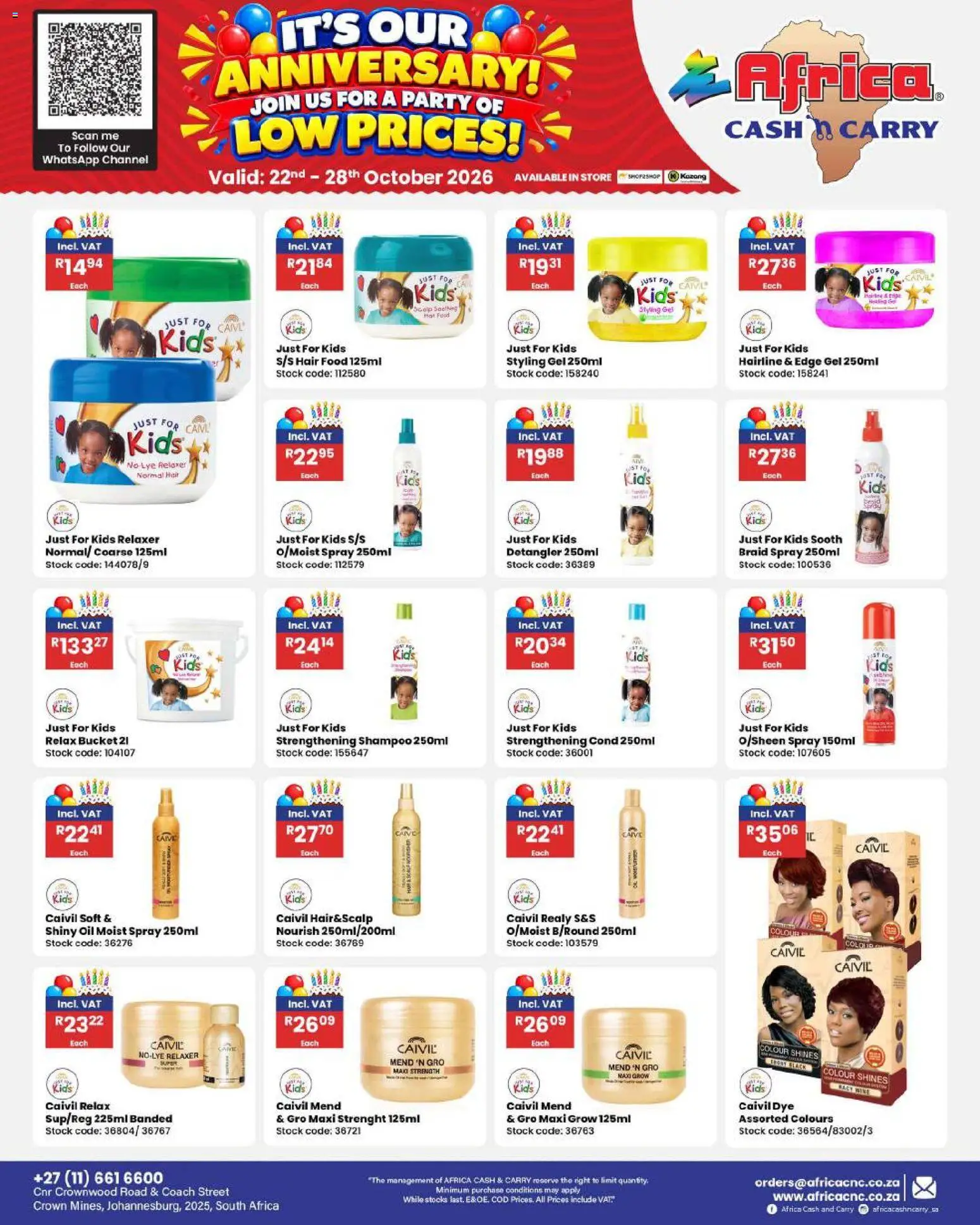 New Africa Cash & Carry catalogue – valid from 22/10/2026 | Page: 103