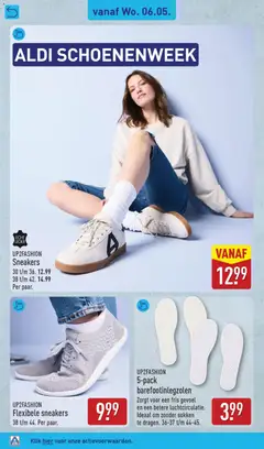 Aldi folder week 19 - Voorbeeld van een folder van Aldi, geldig van 04.05.2026 | Pagina: 44 | Producten: Sokken, Sneakers